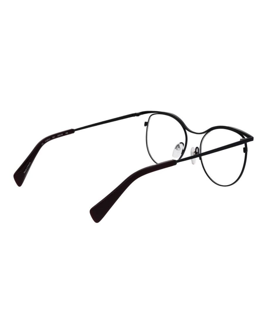 Yohji Yamamoto Black Women Glasses Frame Eyeglasses