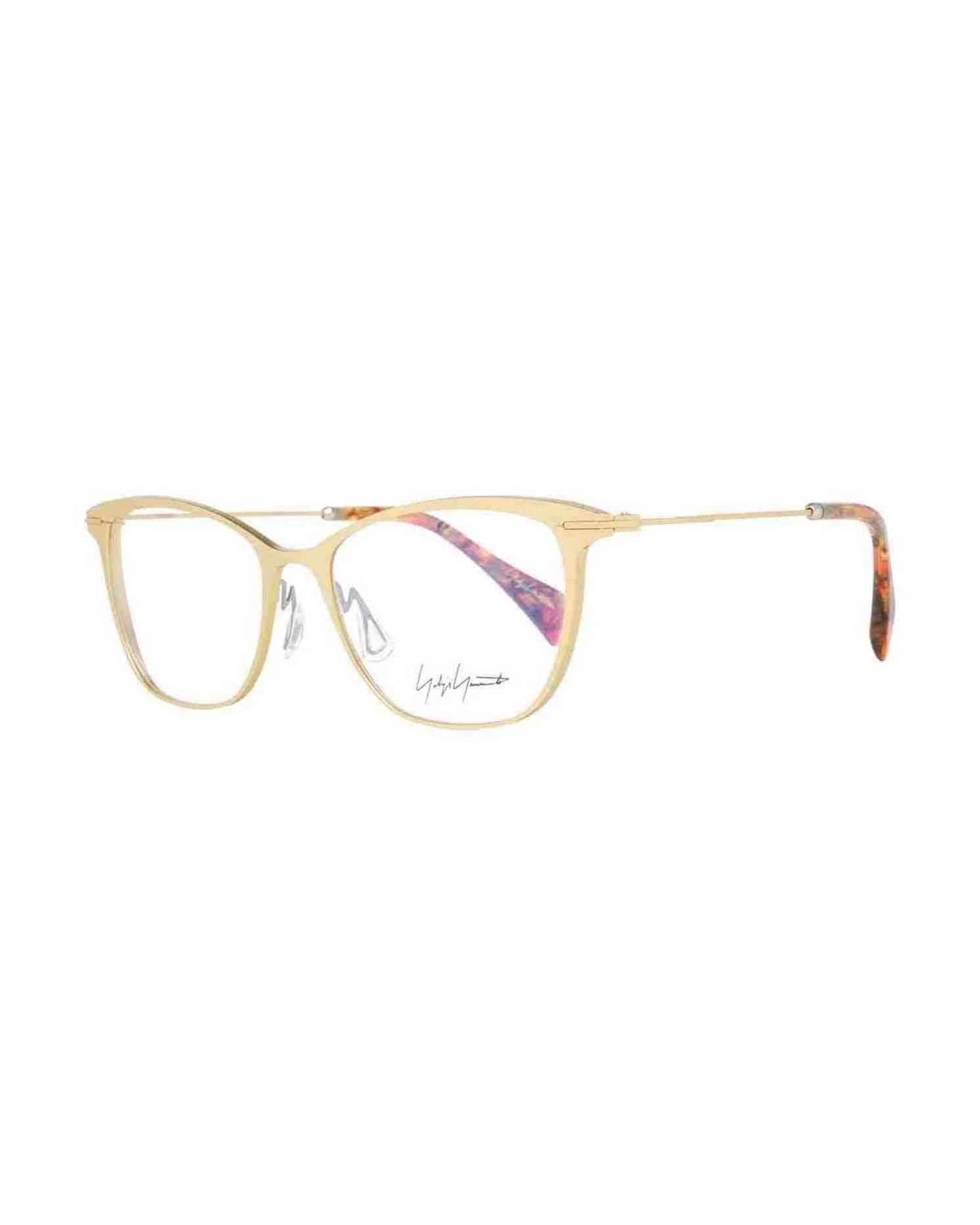 Yohji Yamamoto Gold Women Optical Frame Eyeglasses