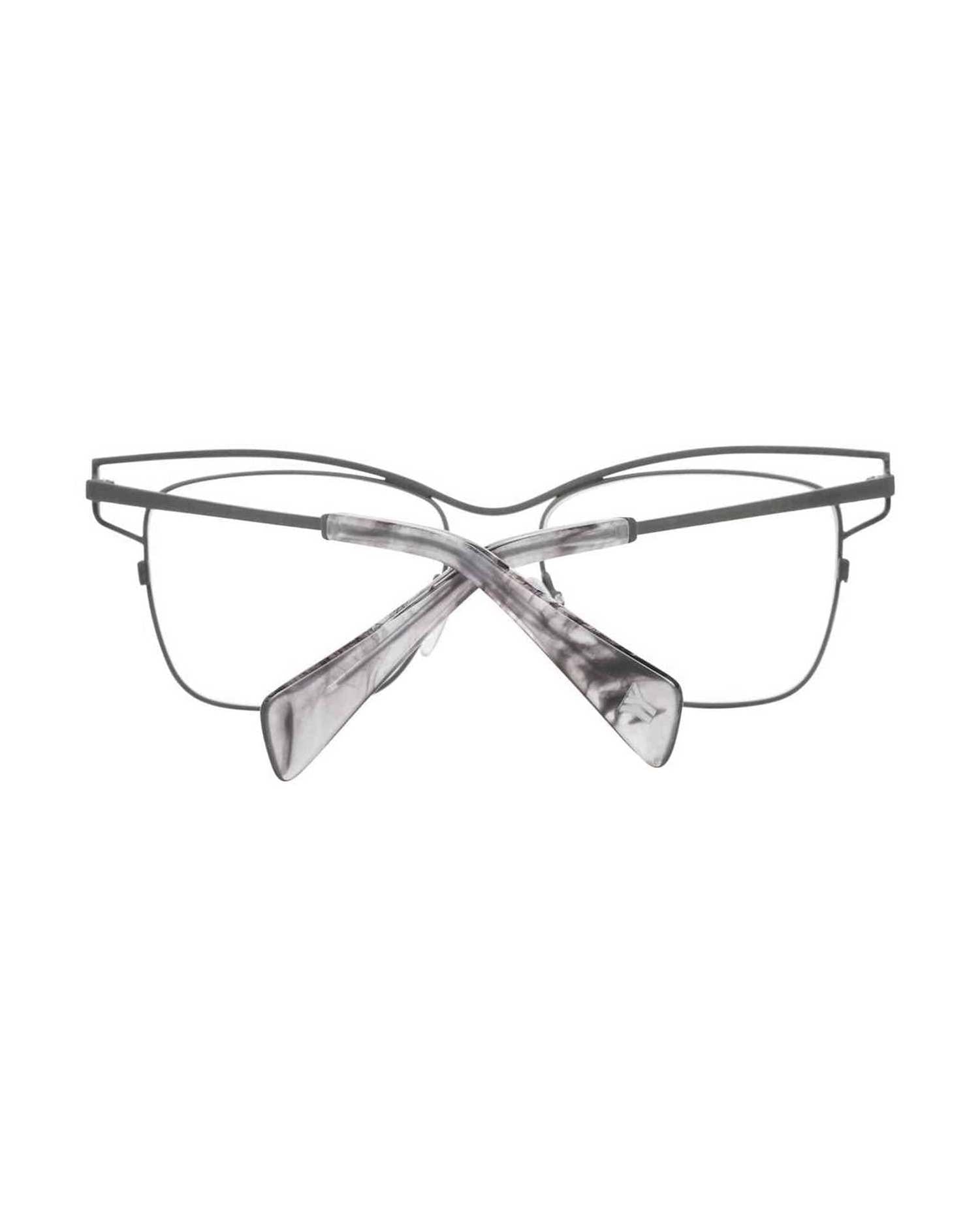 Yohji Yamamoto Gray Women Optical Frame Eyeglasses