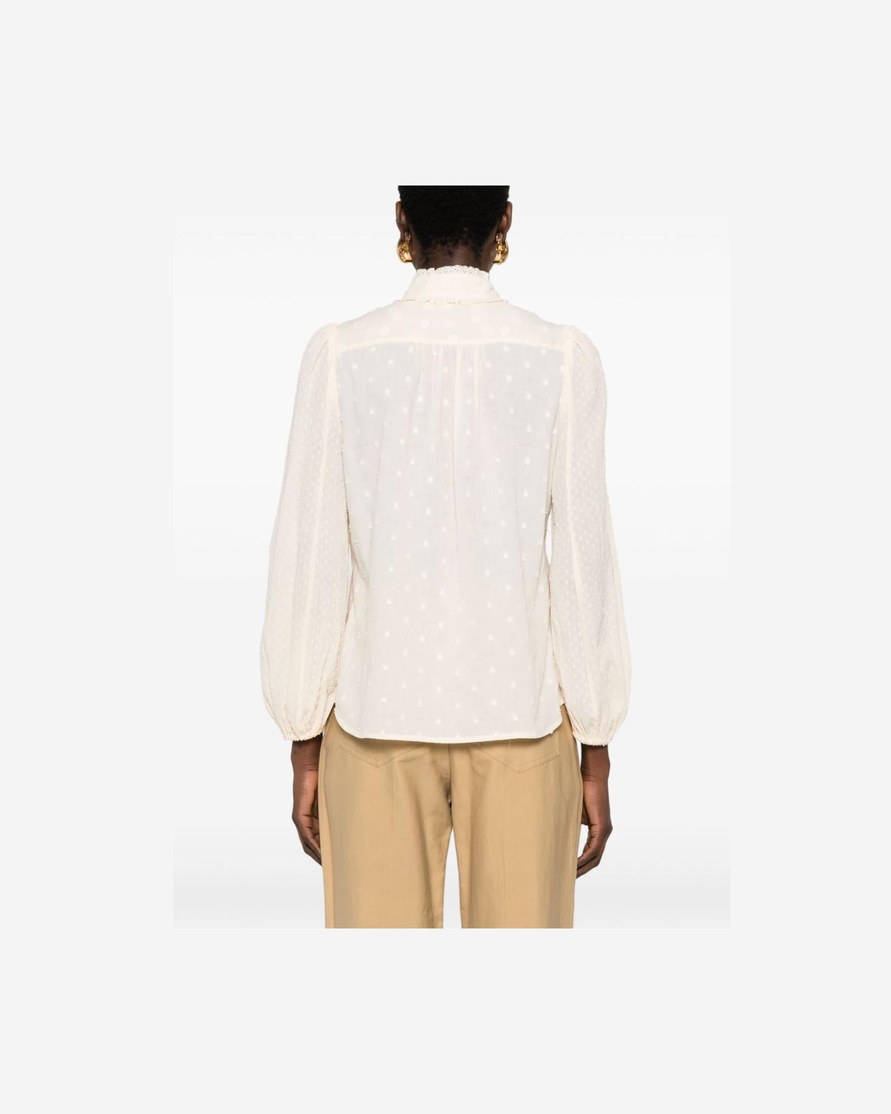 Zimmermann Beige Shirt Glam Steals