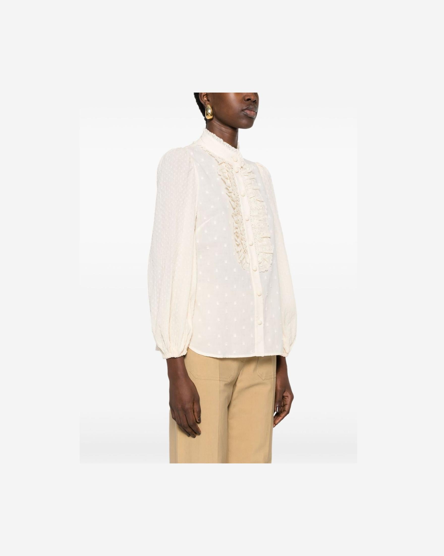 Zimmermann Beige Shirt Glam Steals