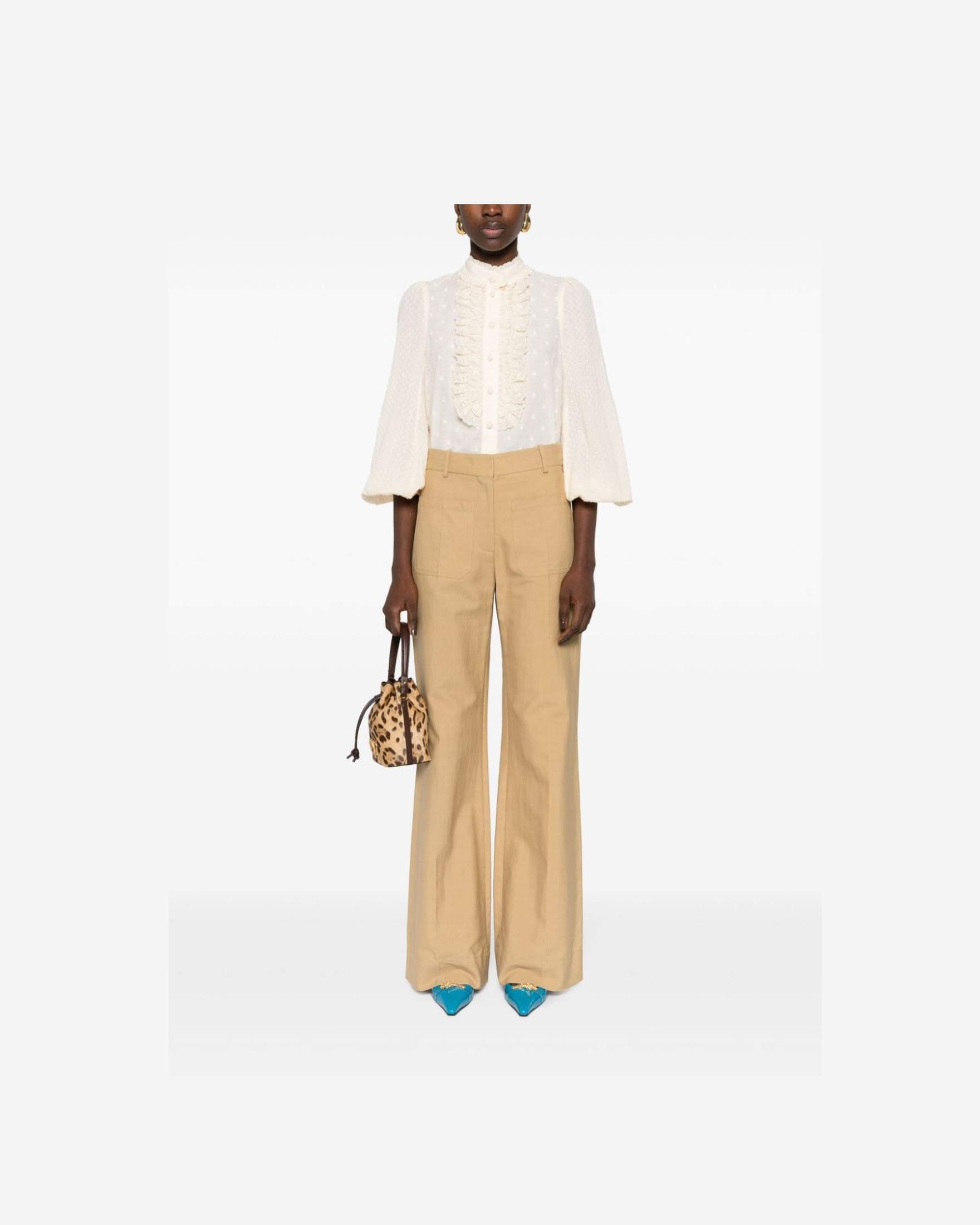 Zimmermann Beige Shirt Glam Steals