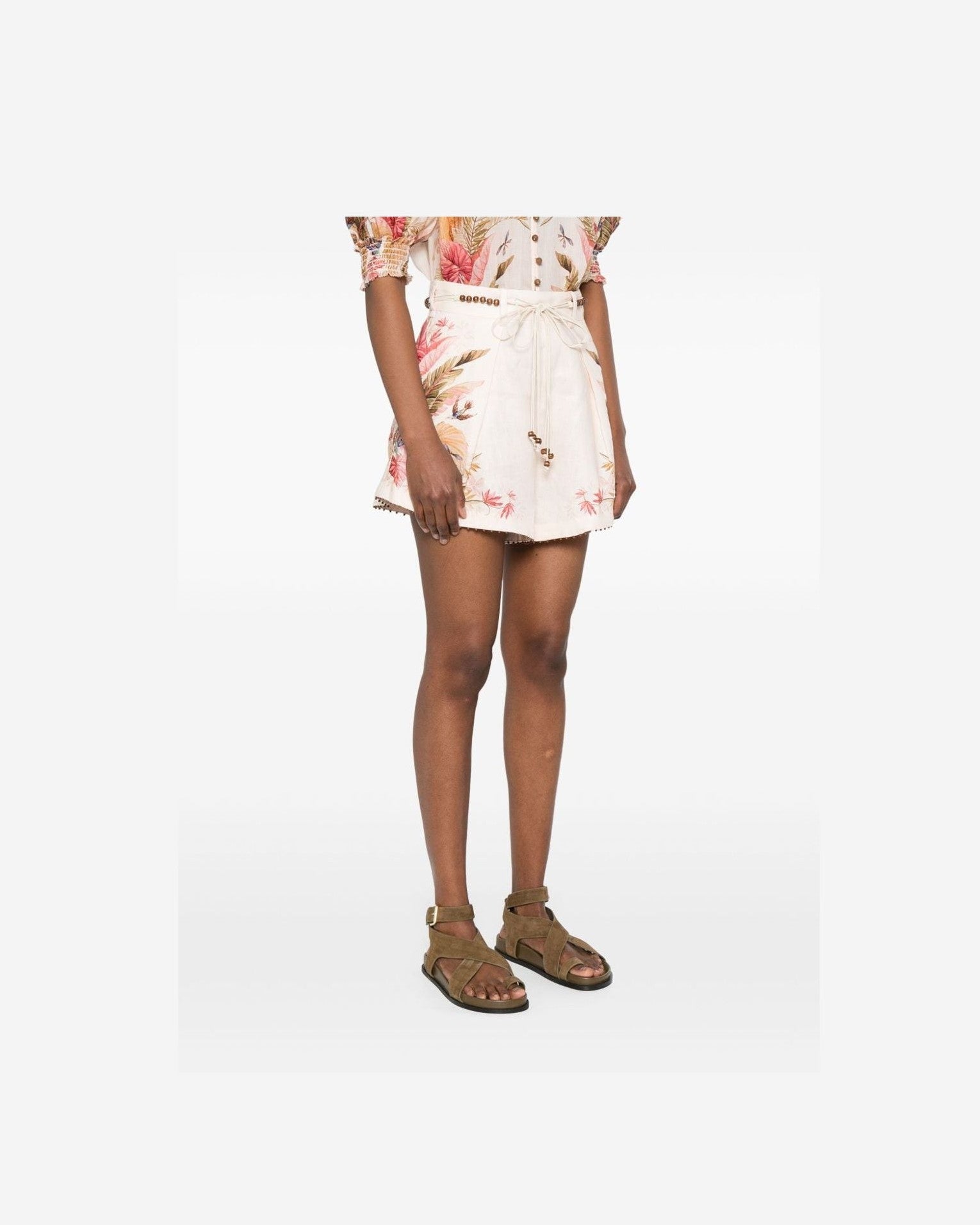 Zimmermann Beige Shorts Glam Steals