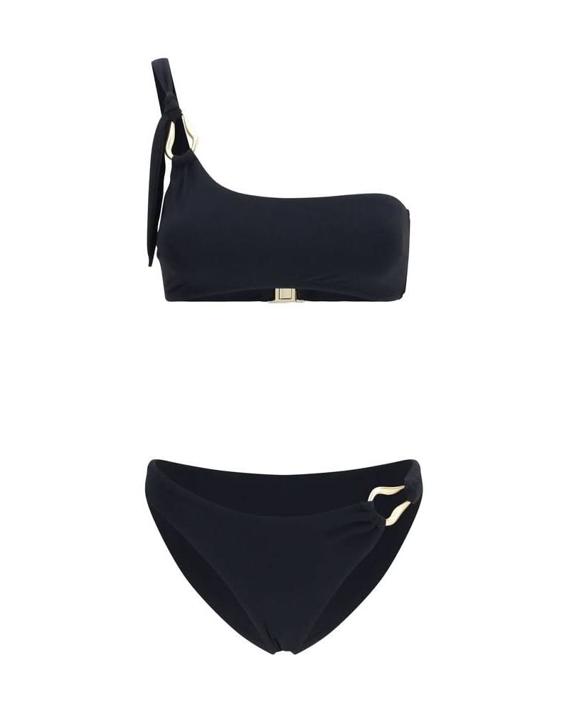 Zimmermann Black Elastane Bikini Glam Steals