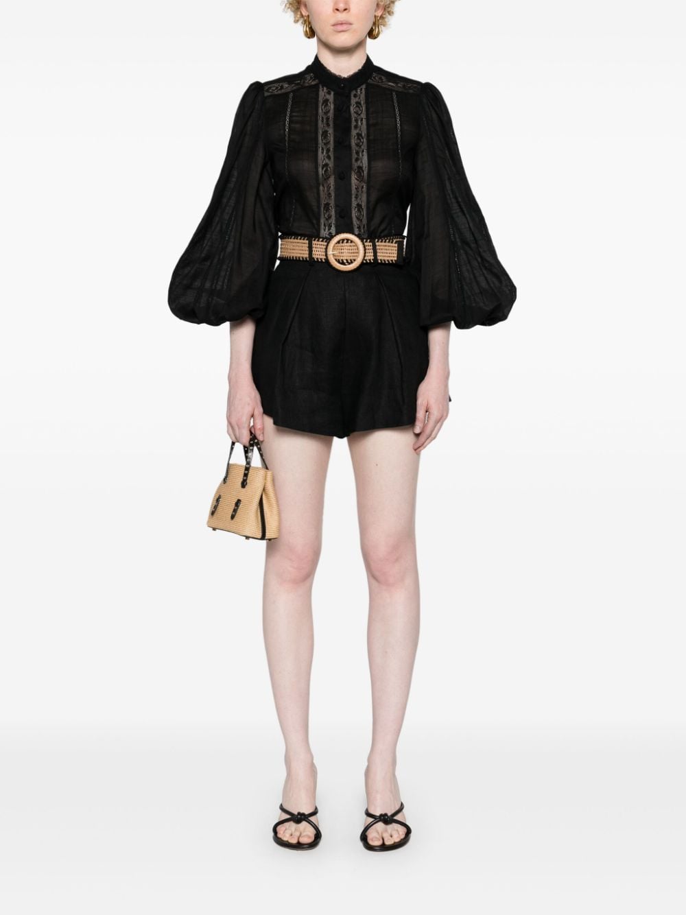 Zimmermann Black Shirt Glam Steals