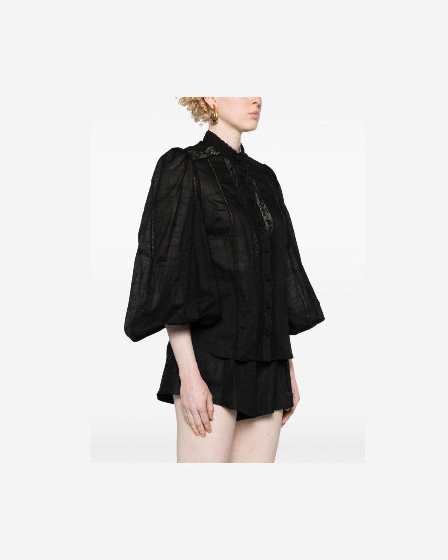 Zimmermann Black Shirt Glam Steals
