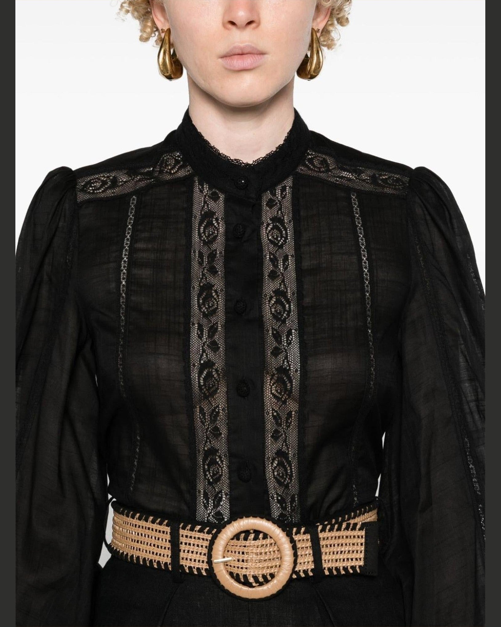 Zimmermann Black Shirt Glam Steals