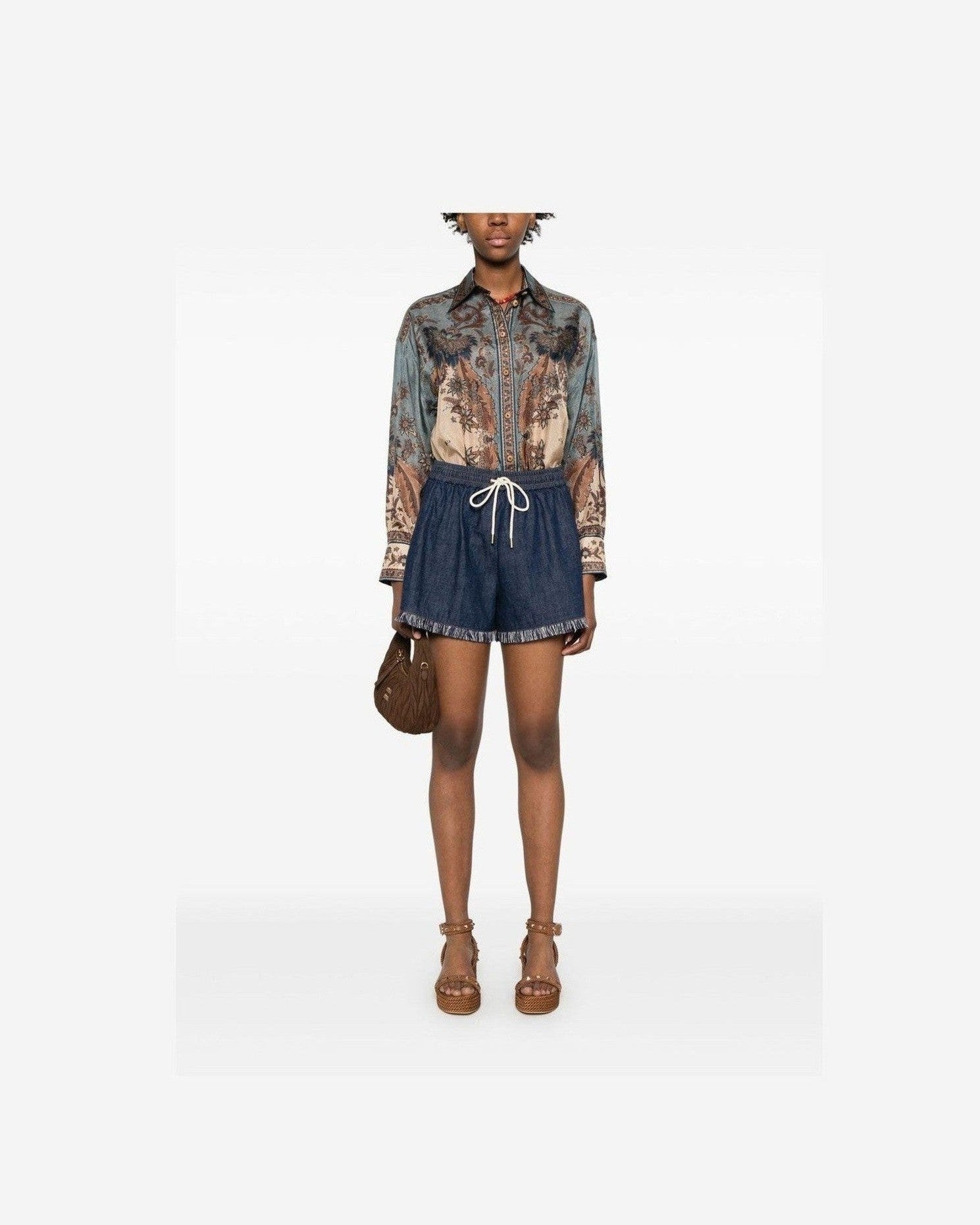 Zimmermann Blue Shirt Glam Steals