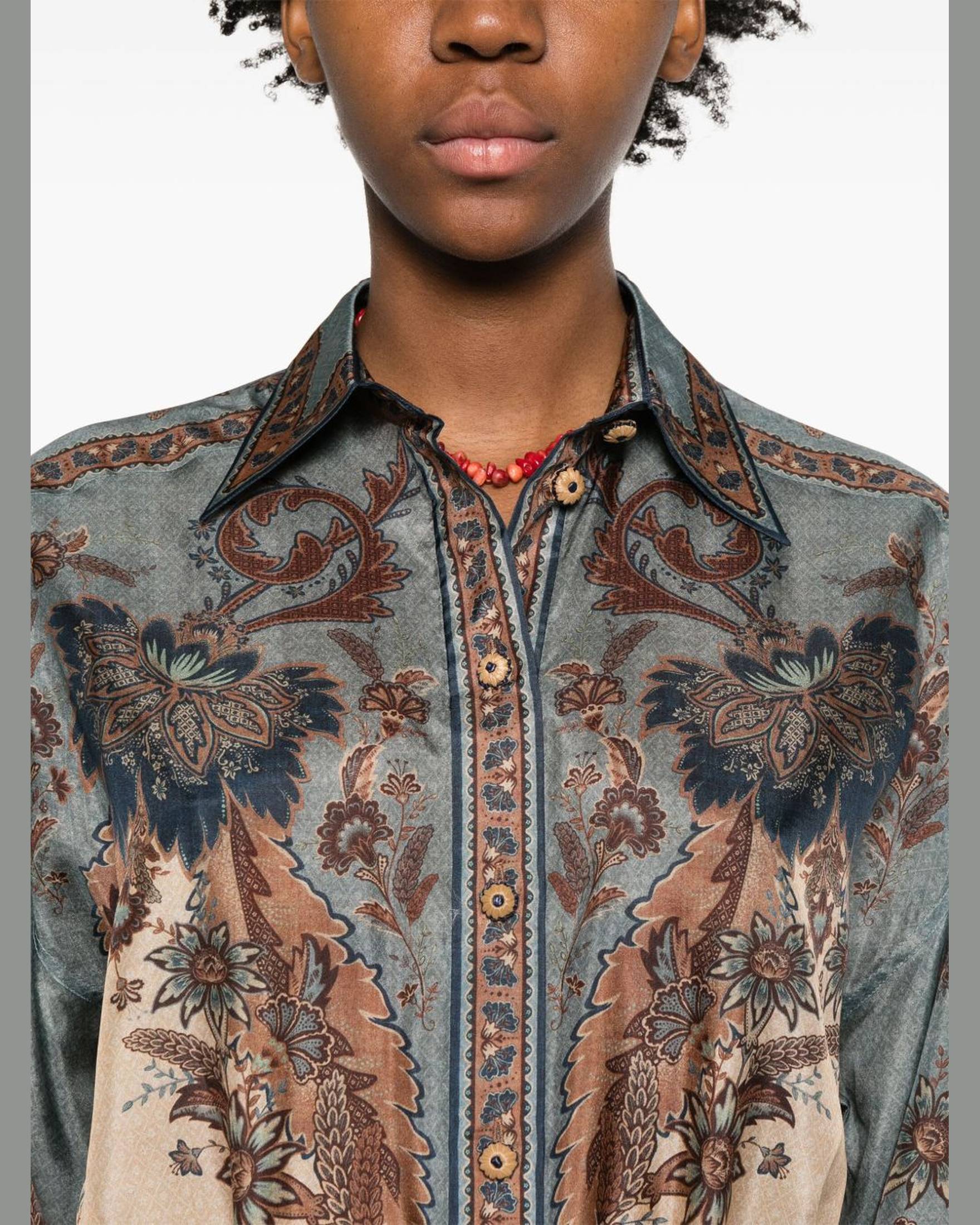 Zimmermann Blue Shirt Glam Steals