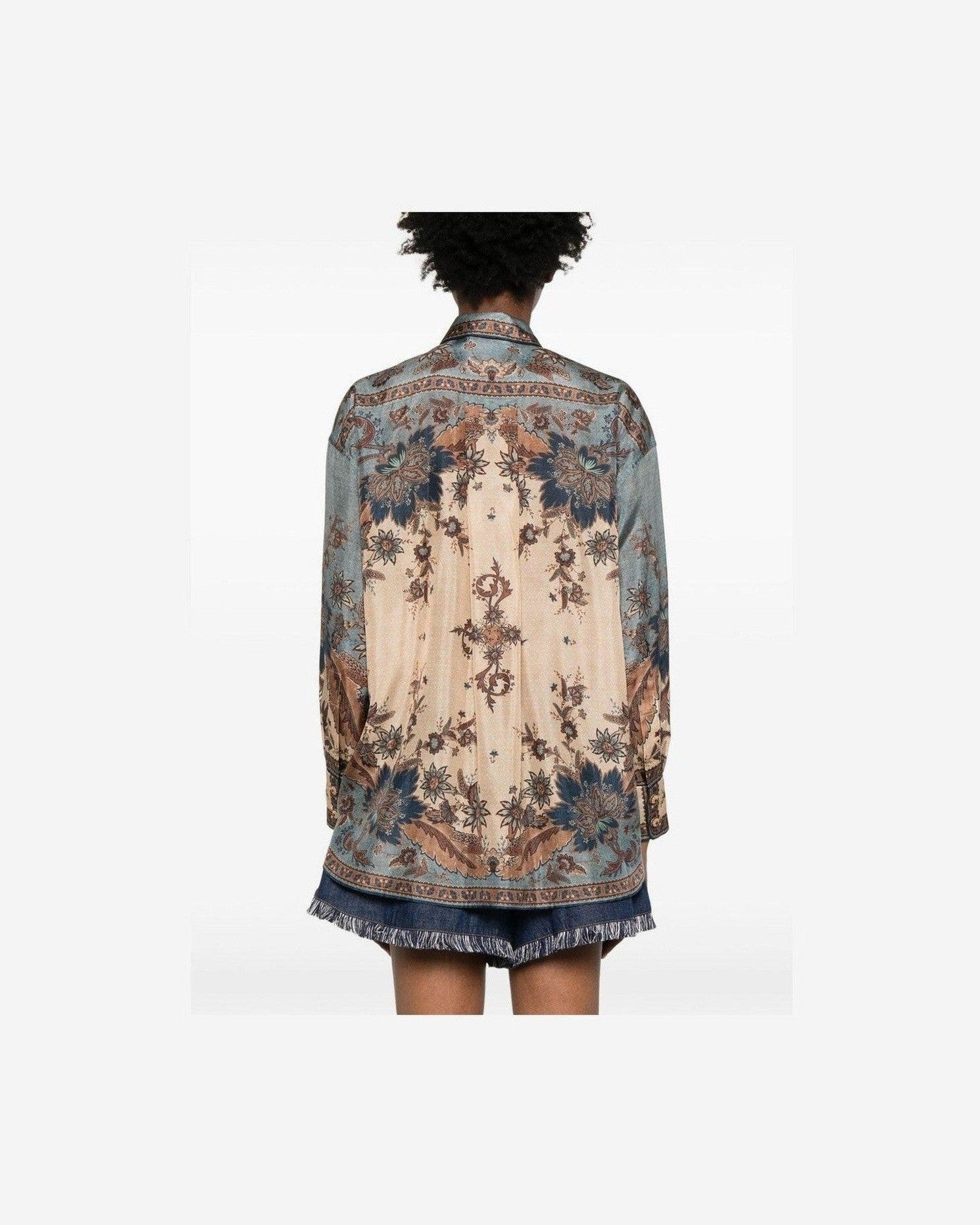 Zimmermann Blue Shirt Glam Steals