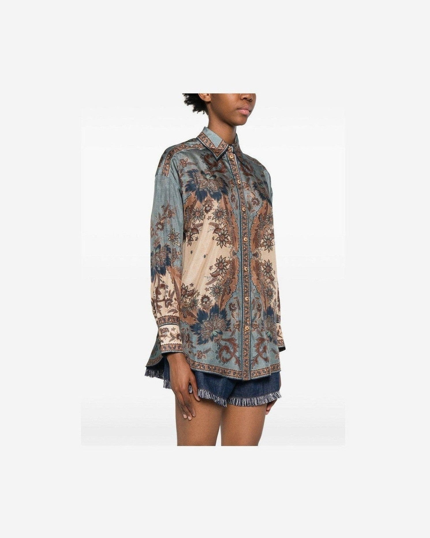 Zimmermann Blue Shirt Glam Steals