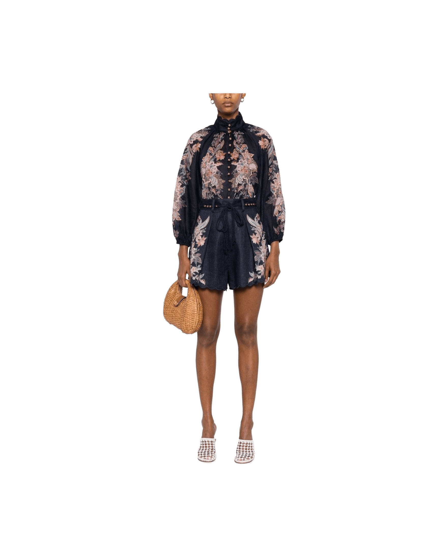 Zimmermann Blue Shorts Glam Steals