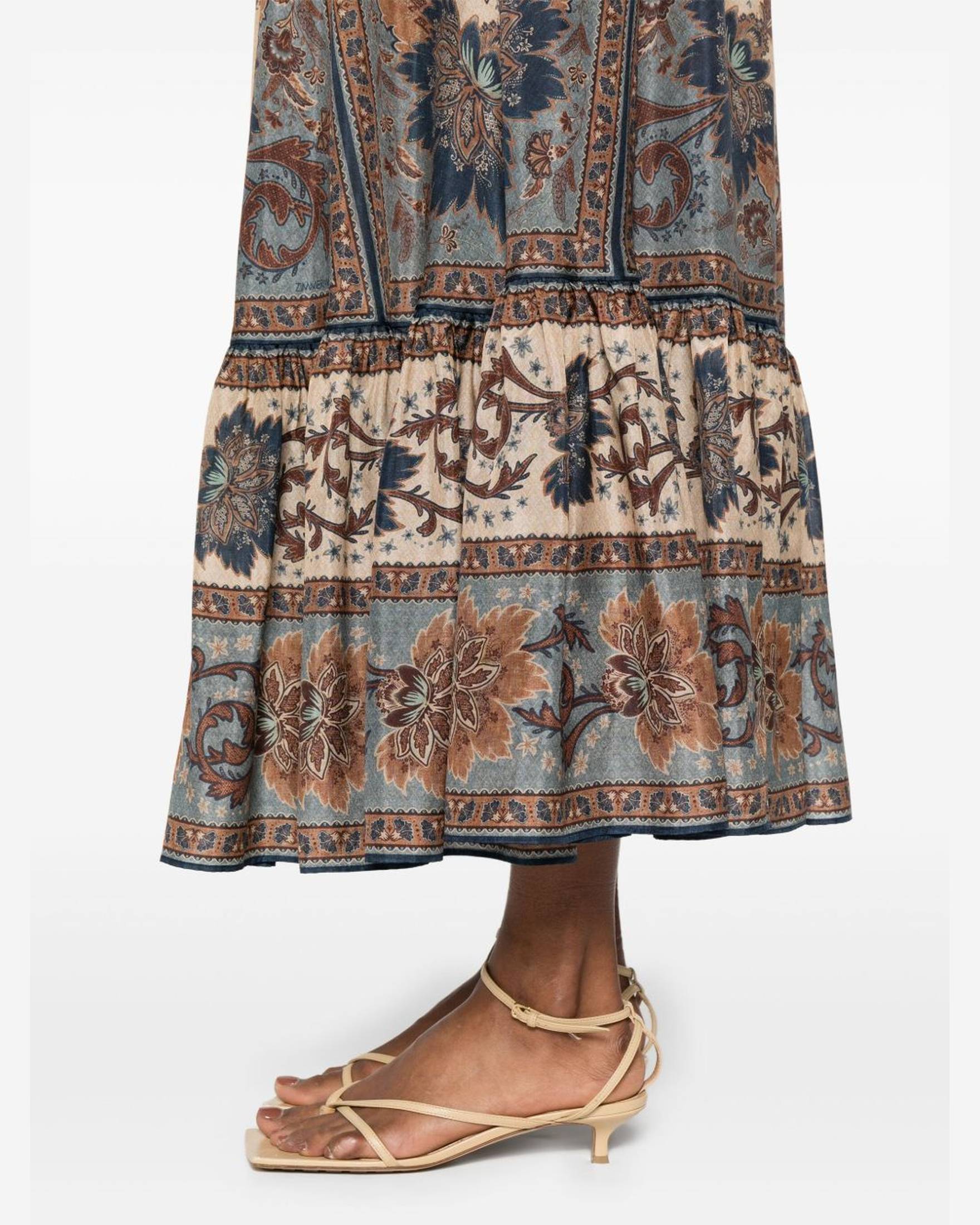 Zimmermann Blue Skirt Glam Steals