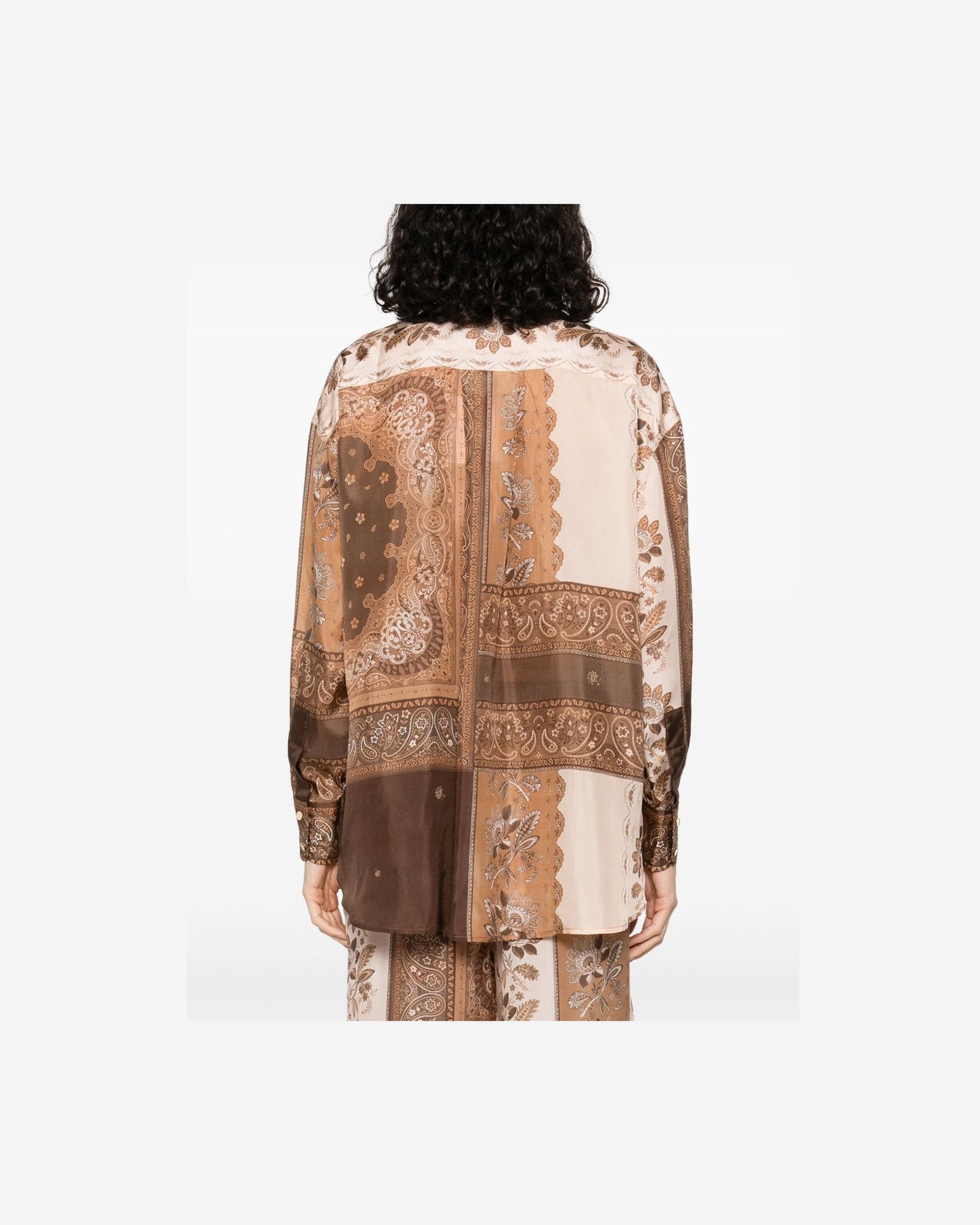 Zimmermann Brown Shirt Glam Steals