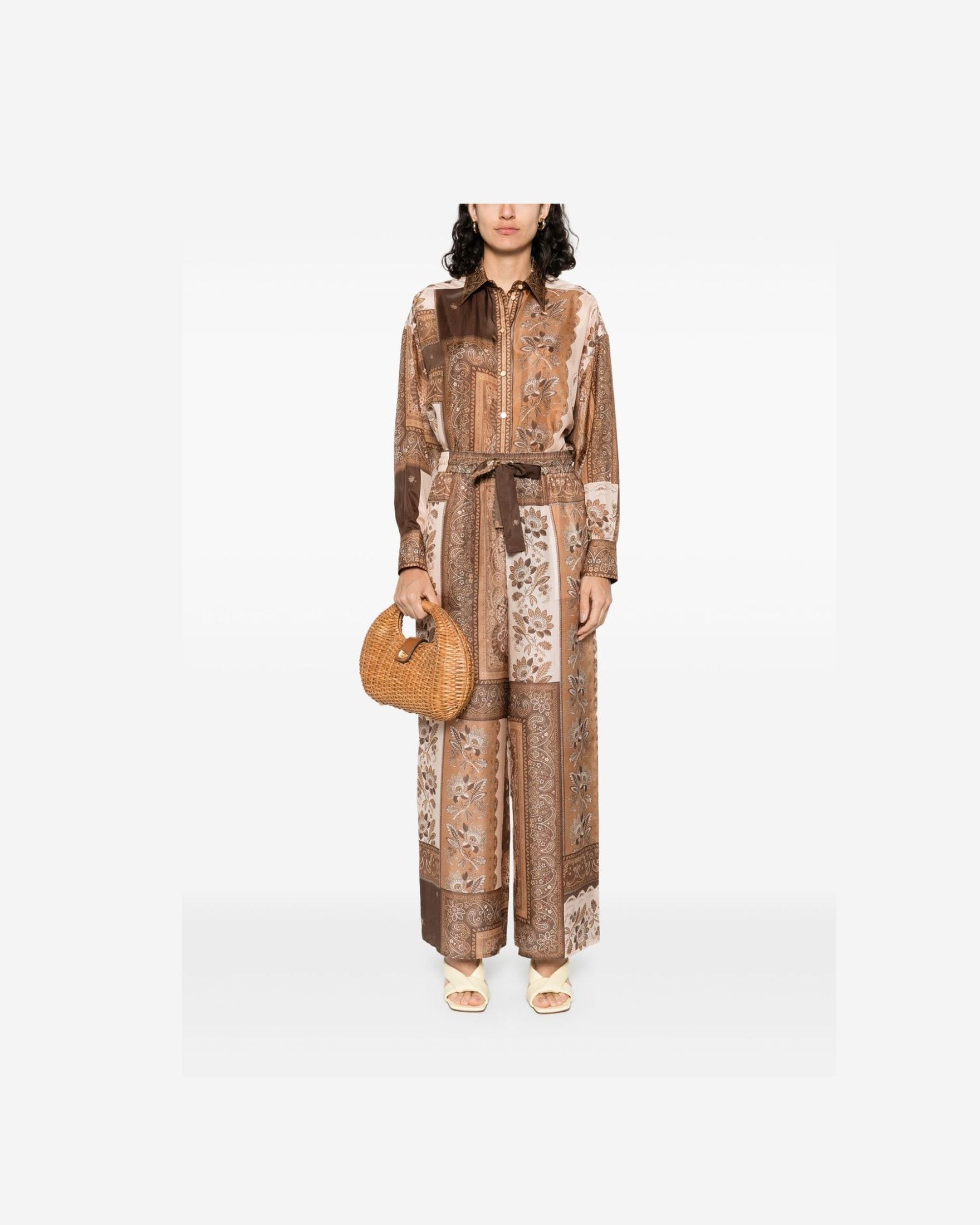 Zimmermann Brown Shirt Glam Steals