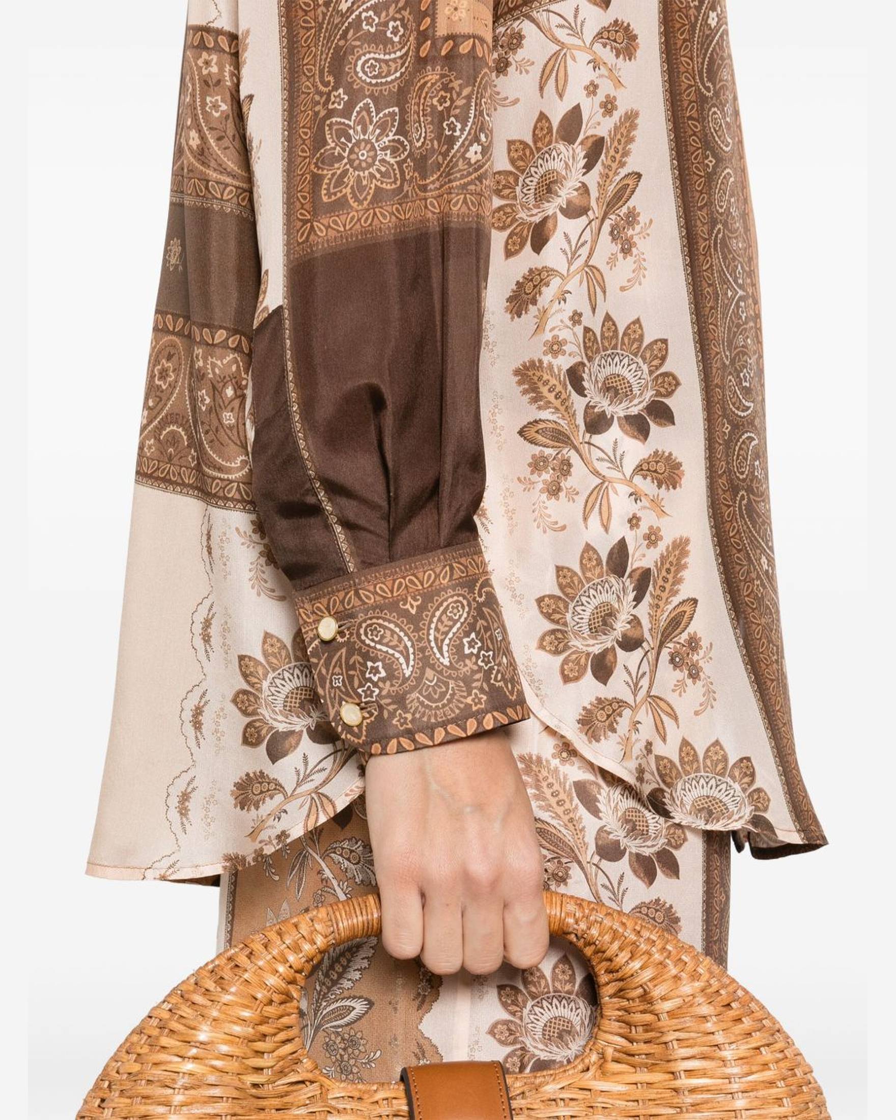 Zimmermann Brown Shirt Glam Steals