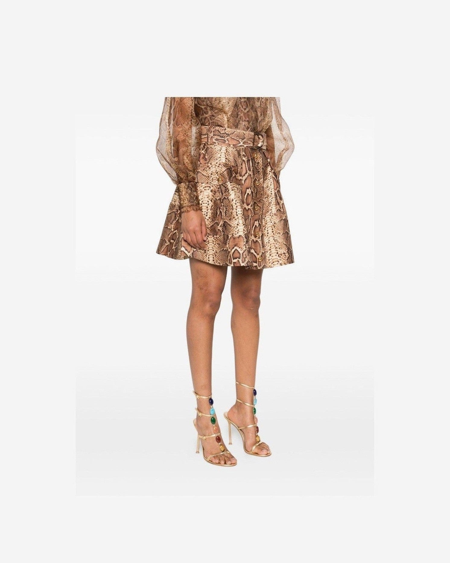 Zimmermann Brown Skirt Glam Steals