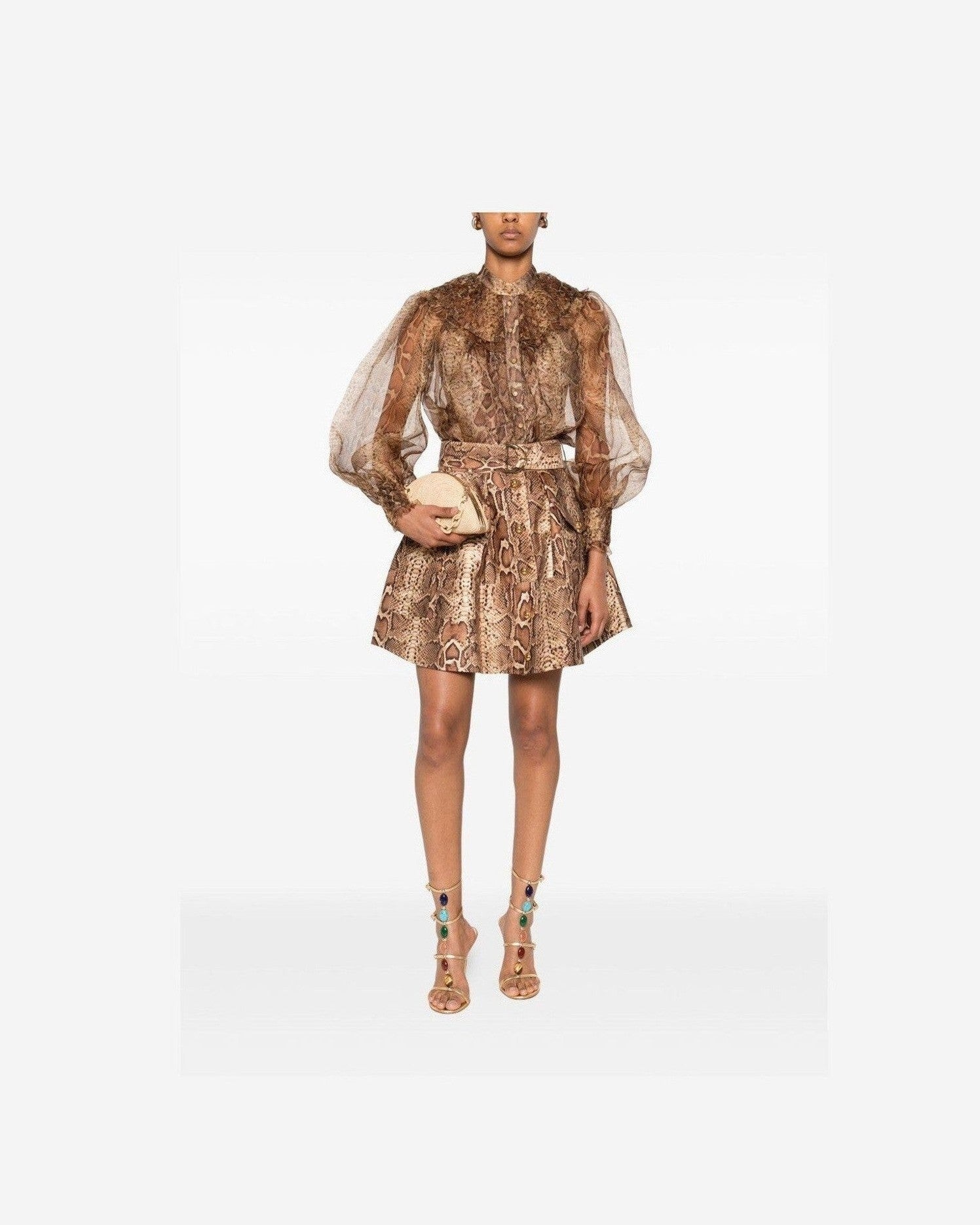 Zimmermann Brown Skirt Glam Steals