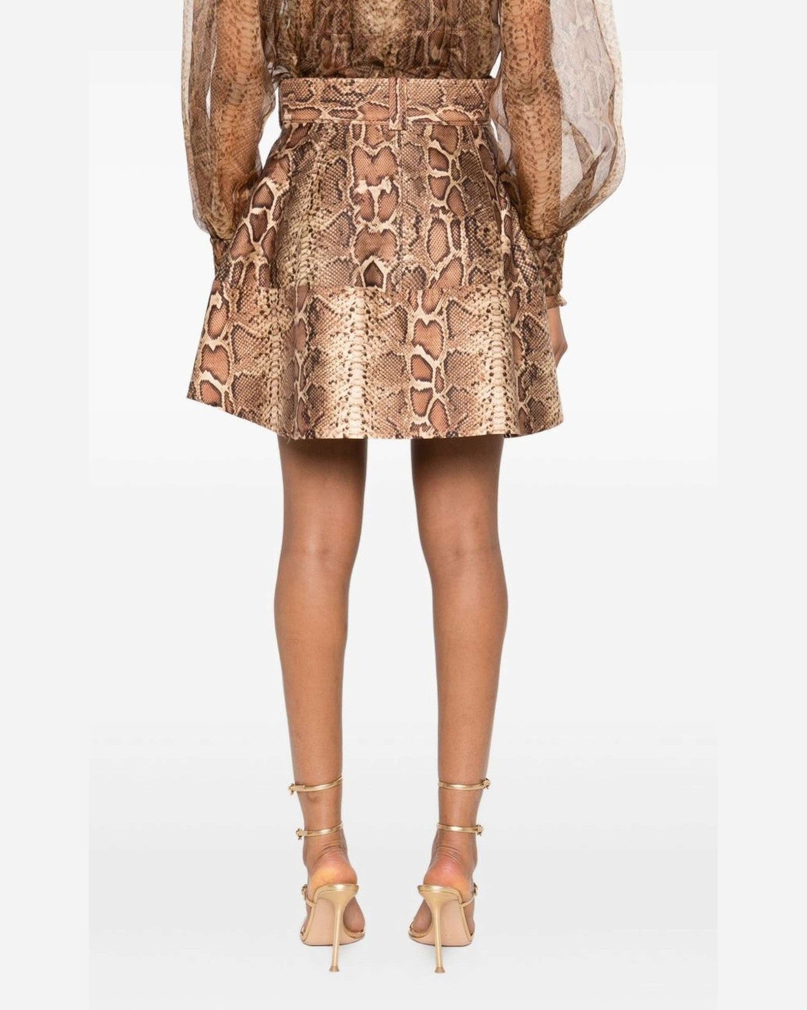 Zimmermann Brown Skirt Glam Steals
