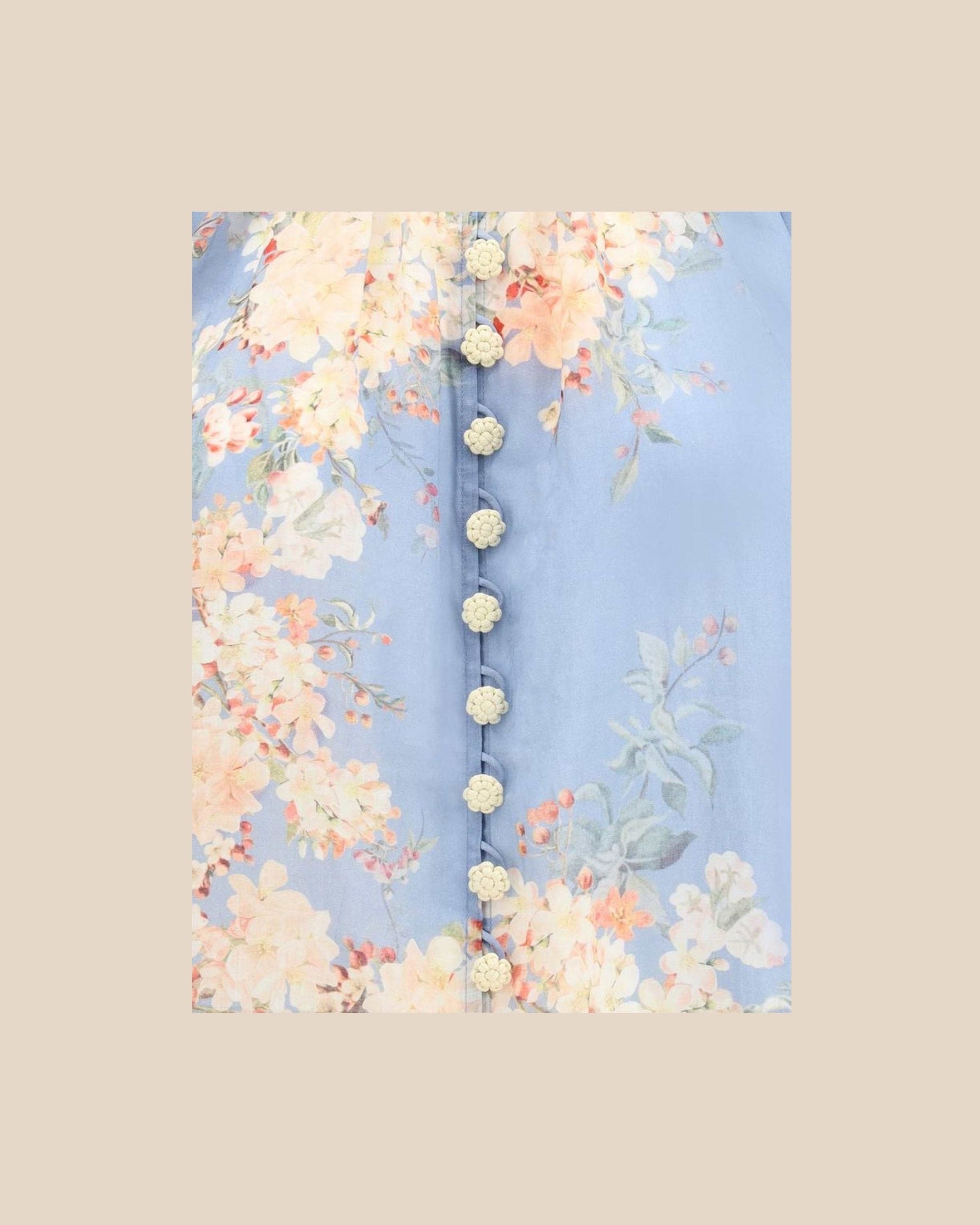 Zimmermann Cascadian Blouse With Puff Sleeves Glam Steals