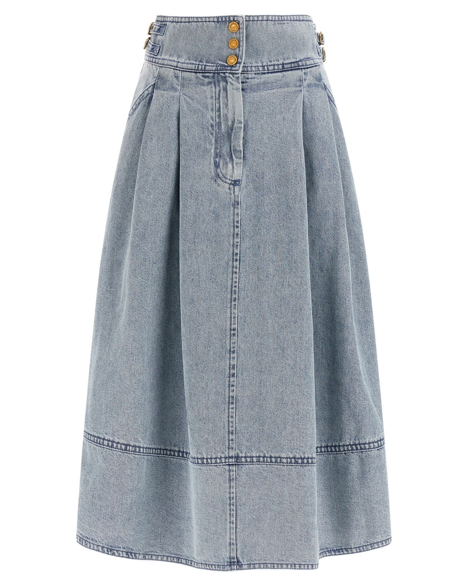 Zimmermann Denim Skirt Glam Steals