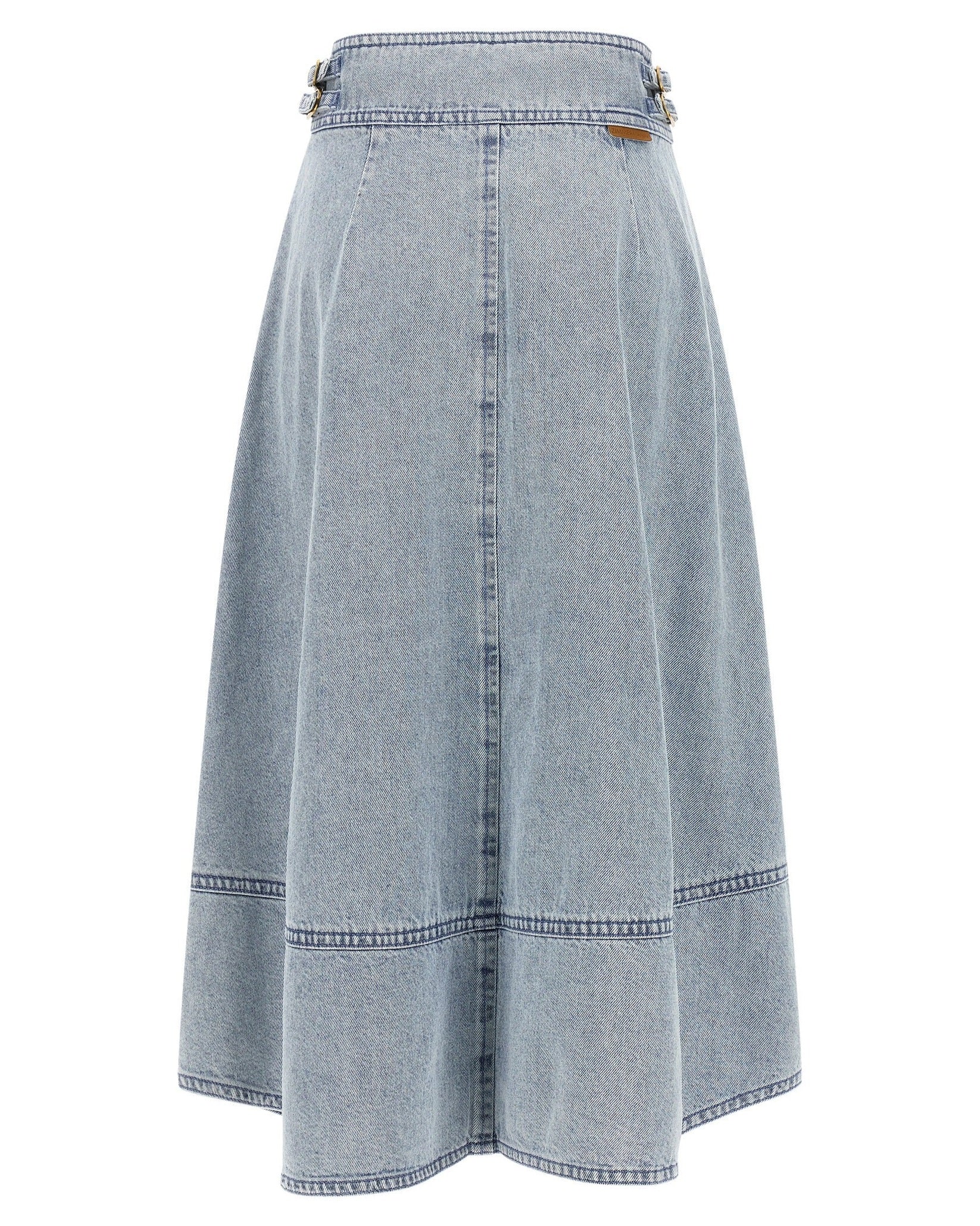 Zimmermann Denim Skirt Glam Steals