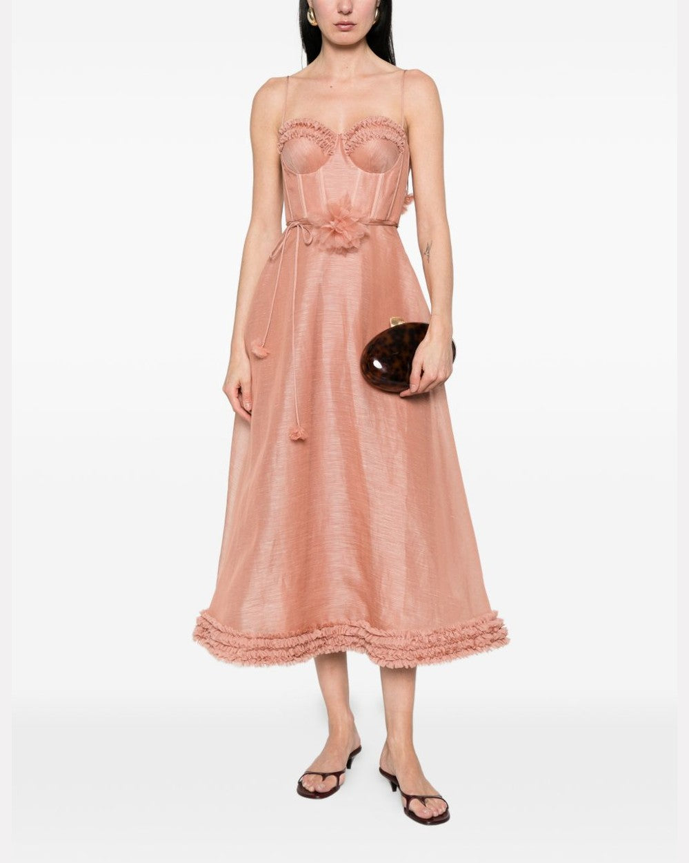 Zimmermann Luna Midi Dress Glam Steals