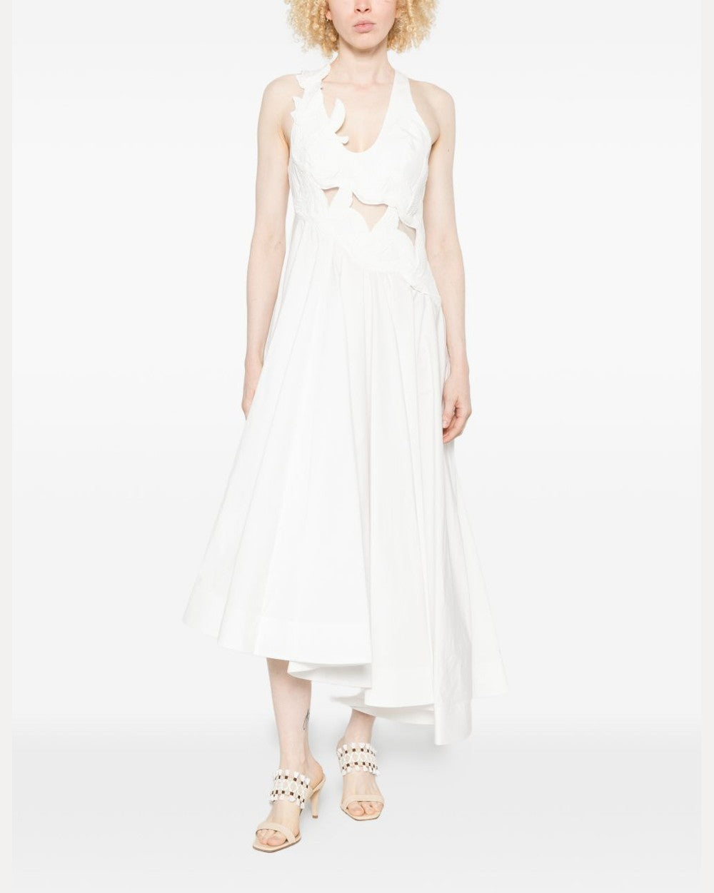 Zimmermann Luna Cotton Midi Dress Glam Steals