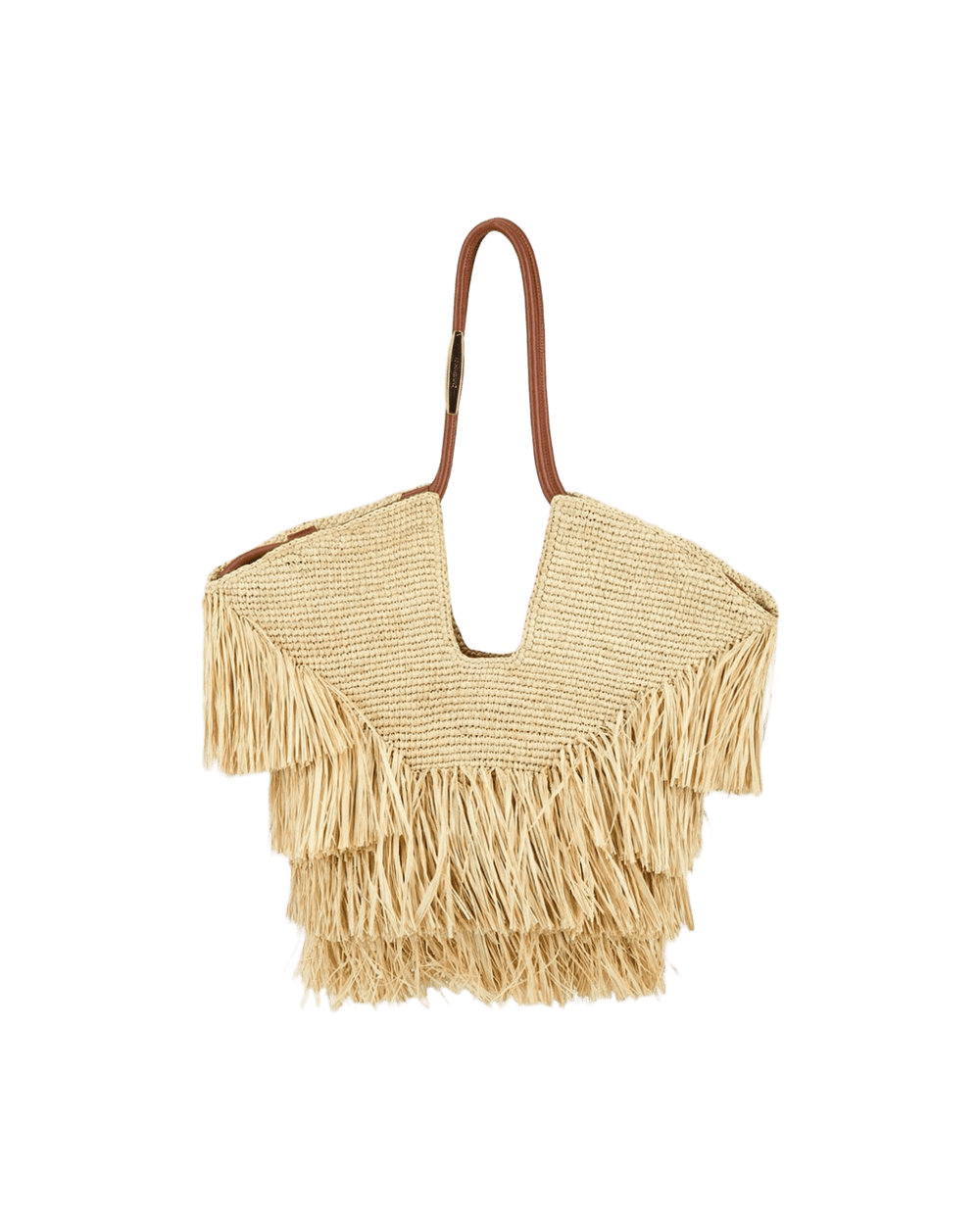 Zimmermann Goldentime Medium Raffia Tote Bag Glam Steals
