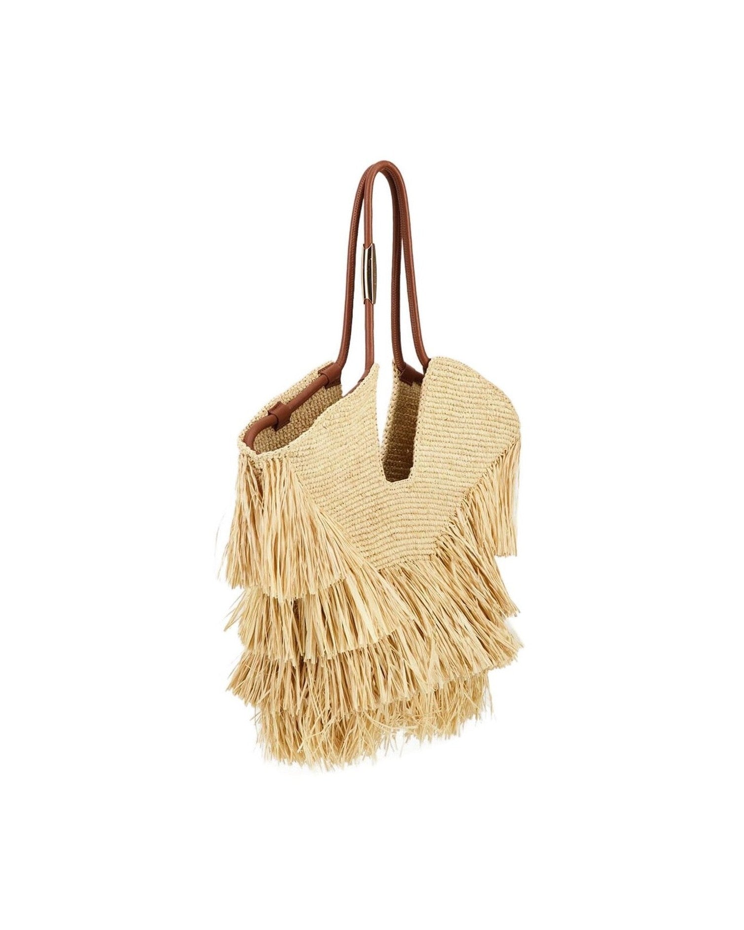 Zimmermann Goldentime Medium Raffia Tote Bag Glam Steals