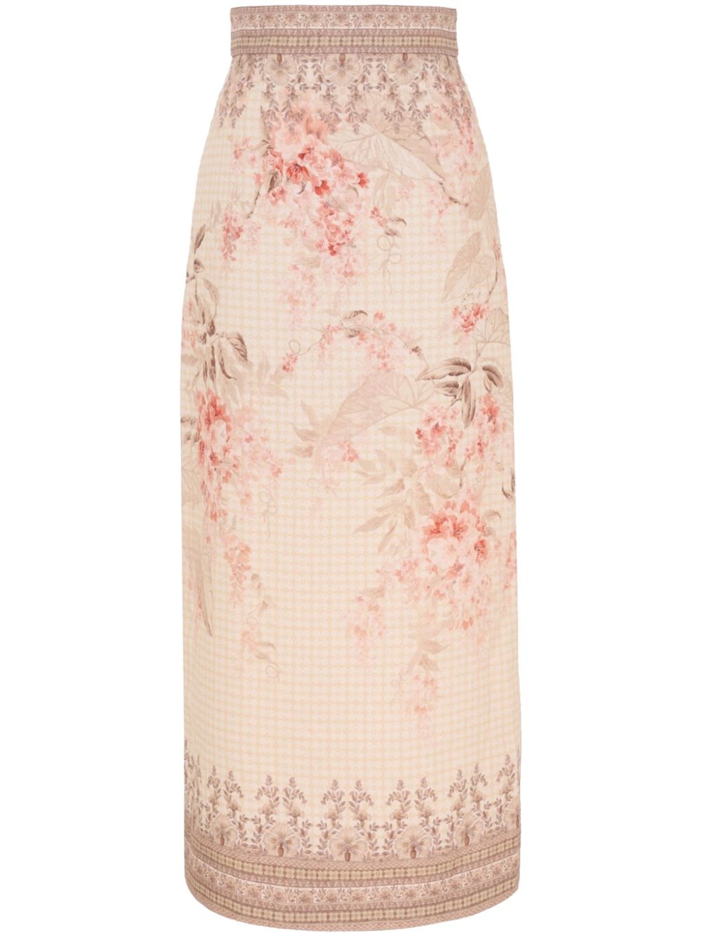 Zimmermann Illuminate Pencil Midi Skirt Glam Steals