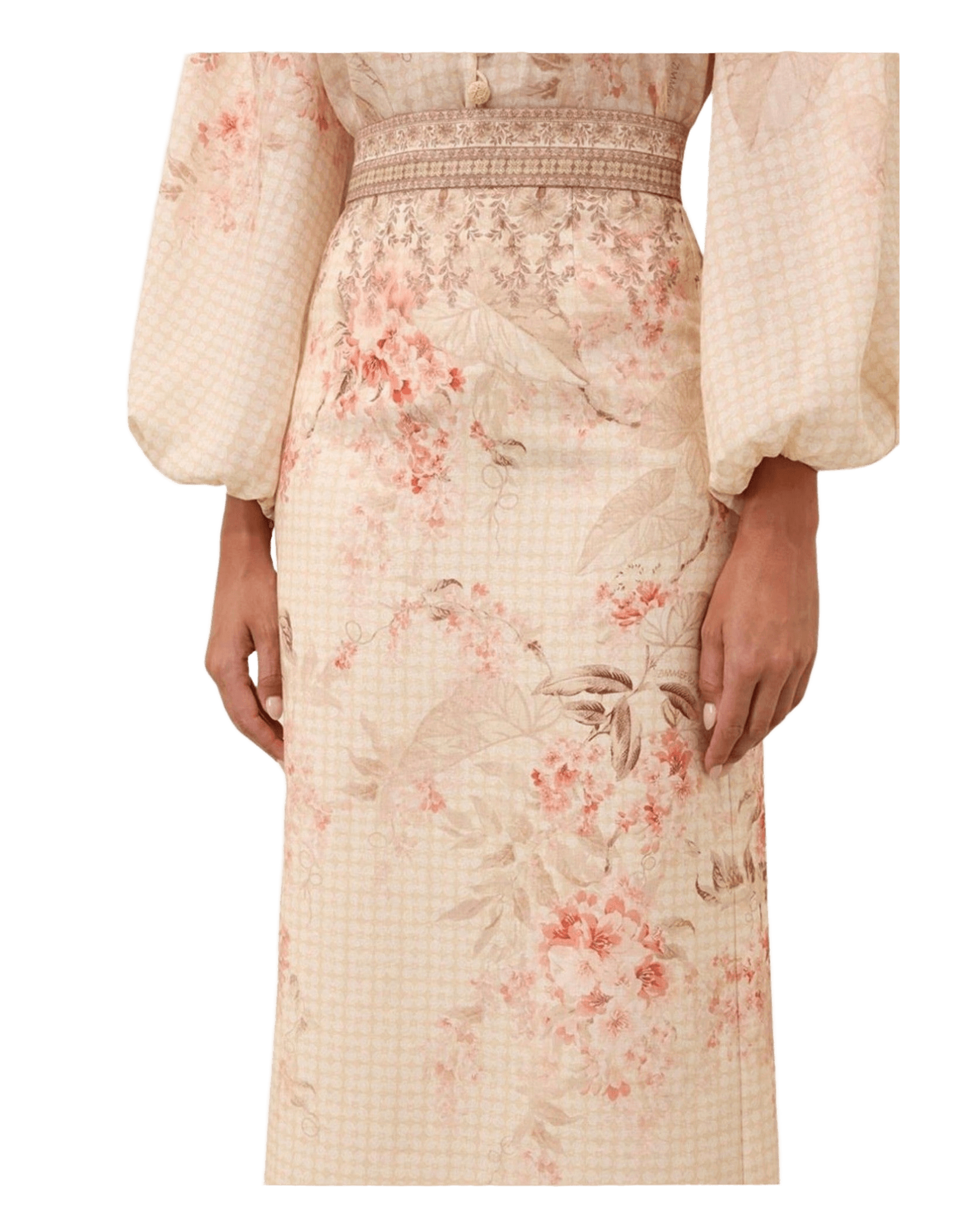 Zimmermann Illuminate Pencil Midi Skirt Glam Steals