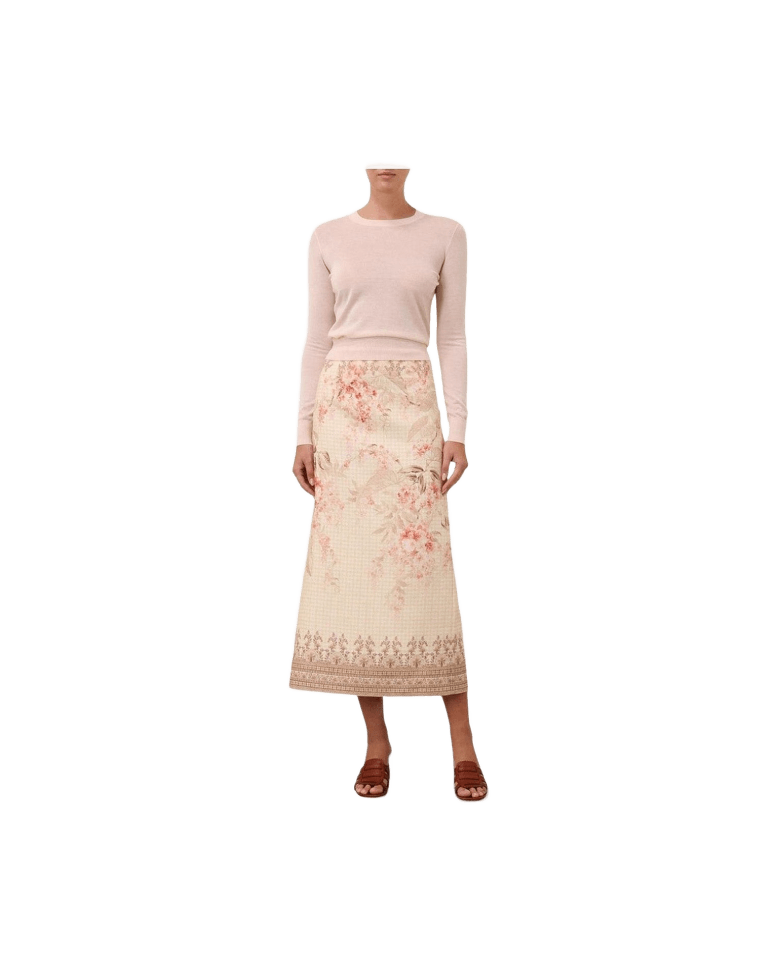 Zimmermann Illuminate Pencil Midi Skirt Glam Steals