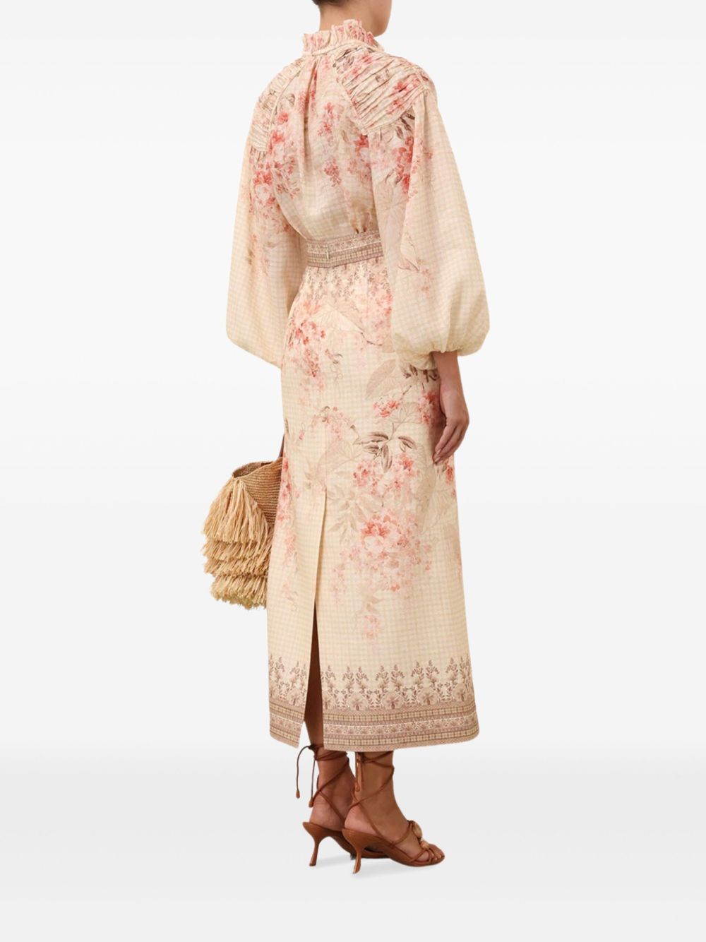 Zimmermann Illuminate Pencil Midi Skirt Glam Steals