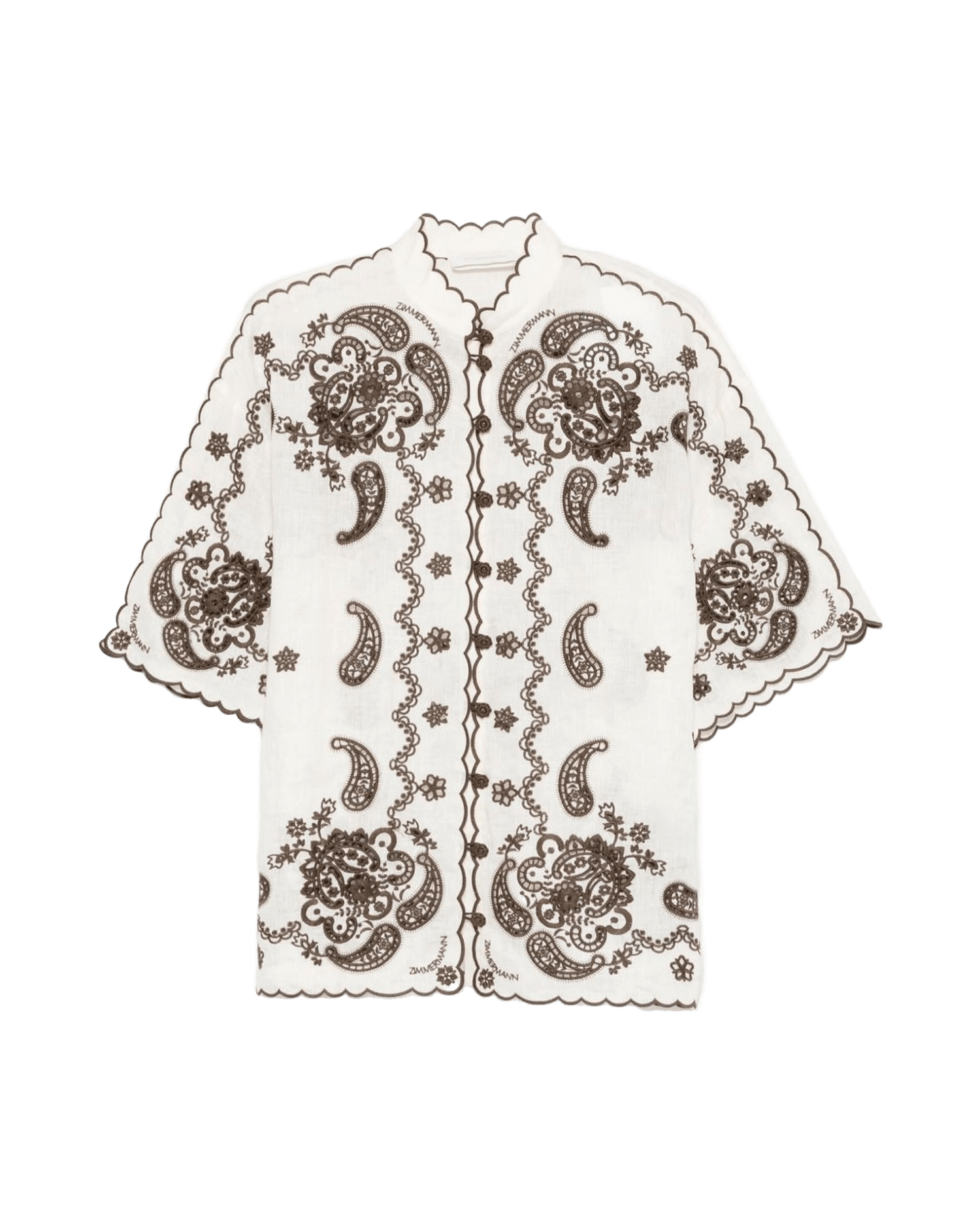 Zimmermann Shirt Ivory Glam Steals