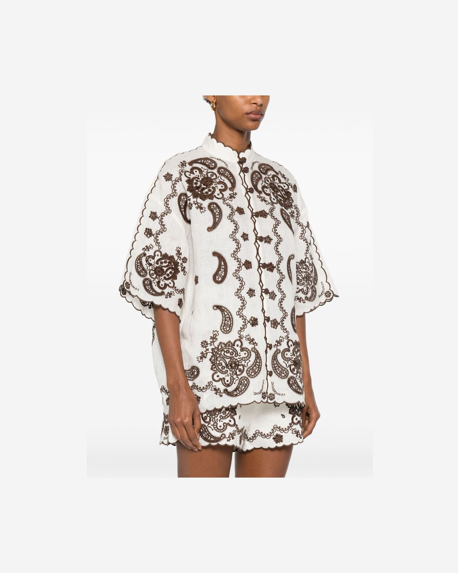 Zimmermann Ivory Shirt Glam Steals