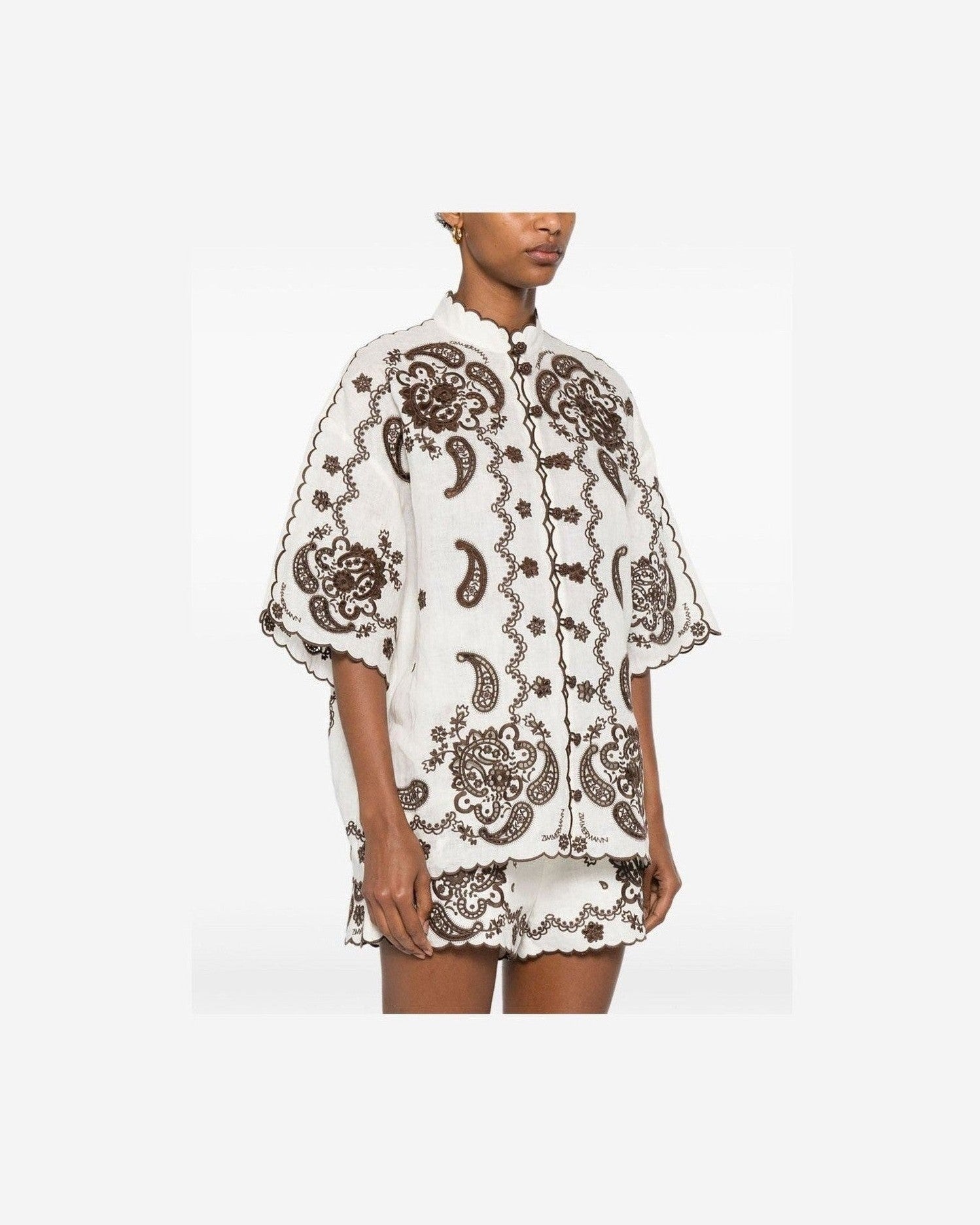 Zimmermann Ivory Shirt Glam Steals