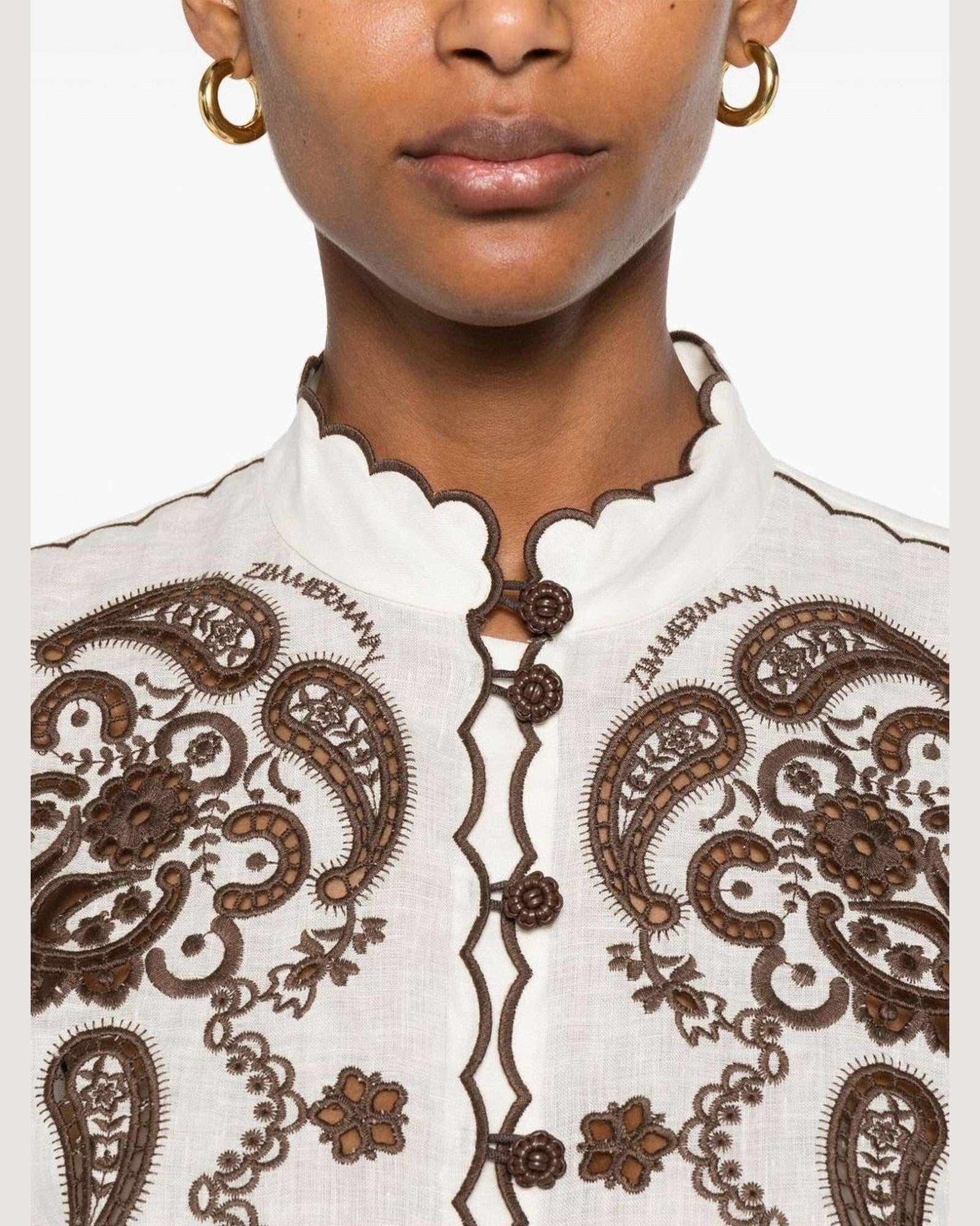 Zimmermann Ivory Shirt Glam Steals