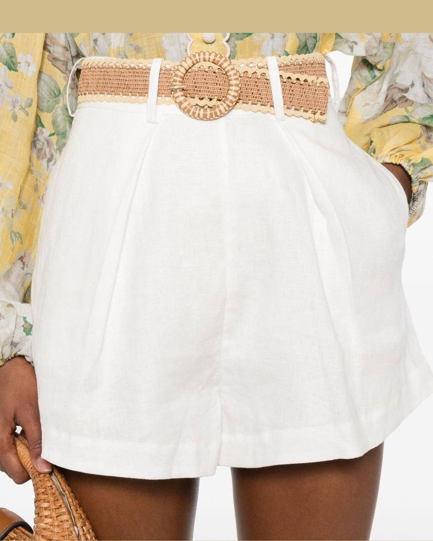 Zimmermann Ivory Shorts Glam Steals