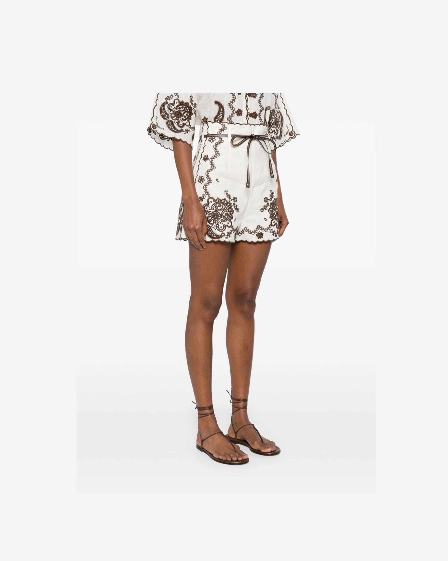 Zimmermann Ivory Shorts Glam Steals
