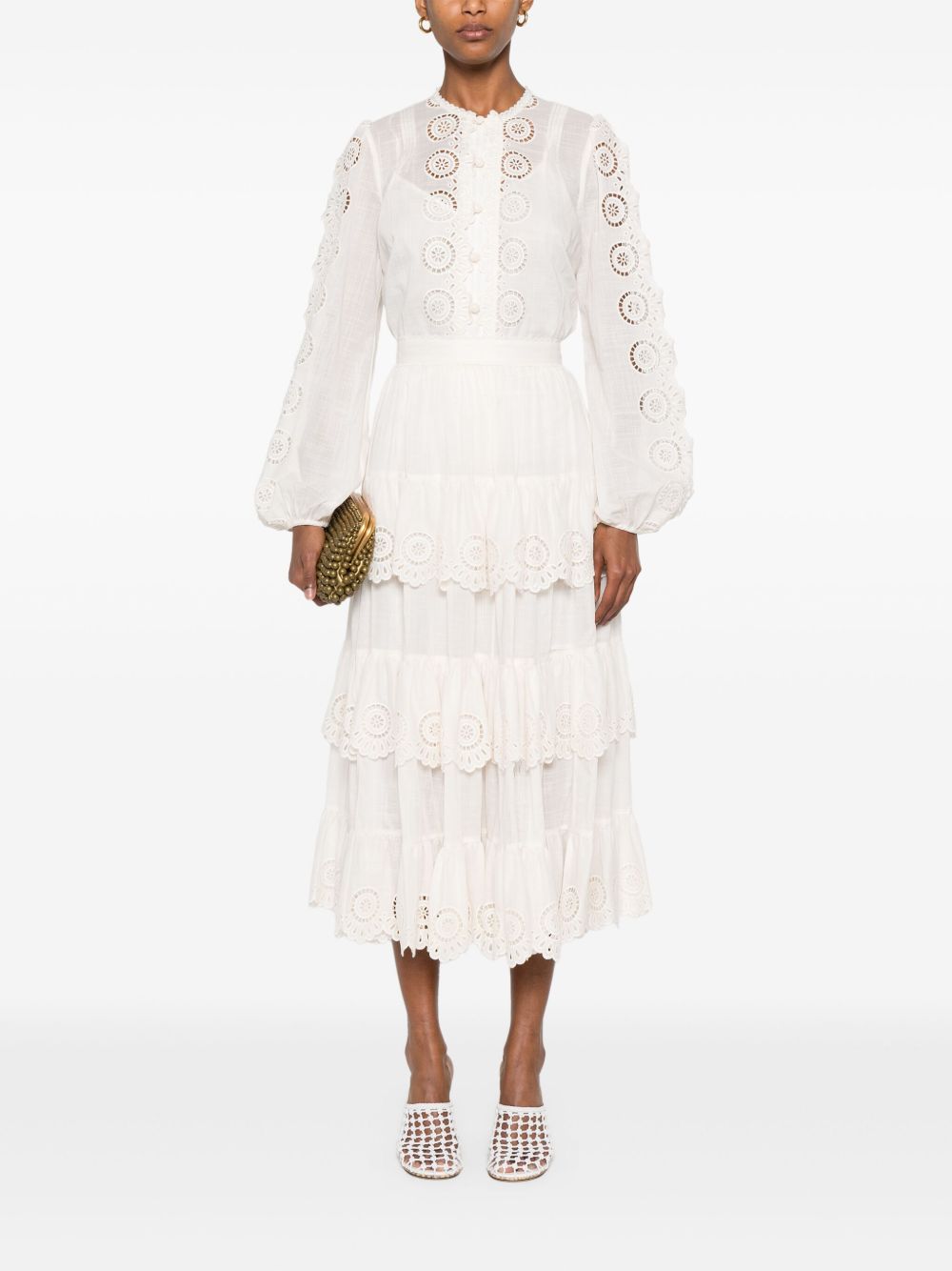 Zimmermann Ivory Skirt Glam Steals