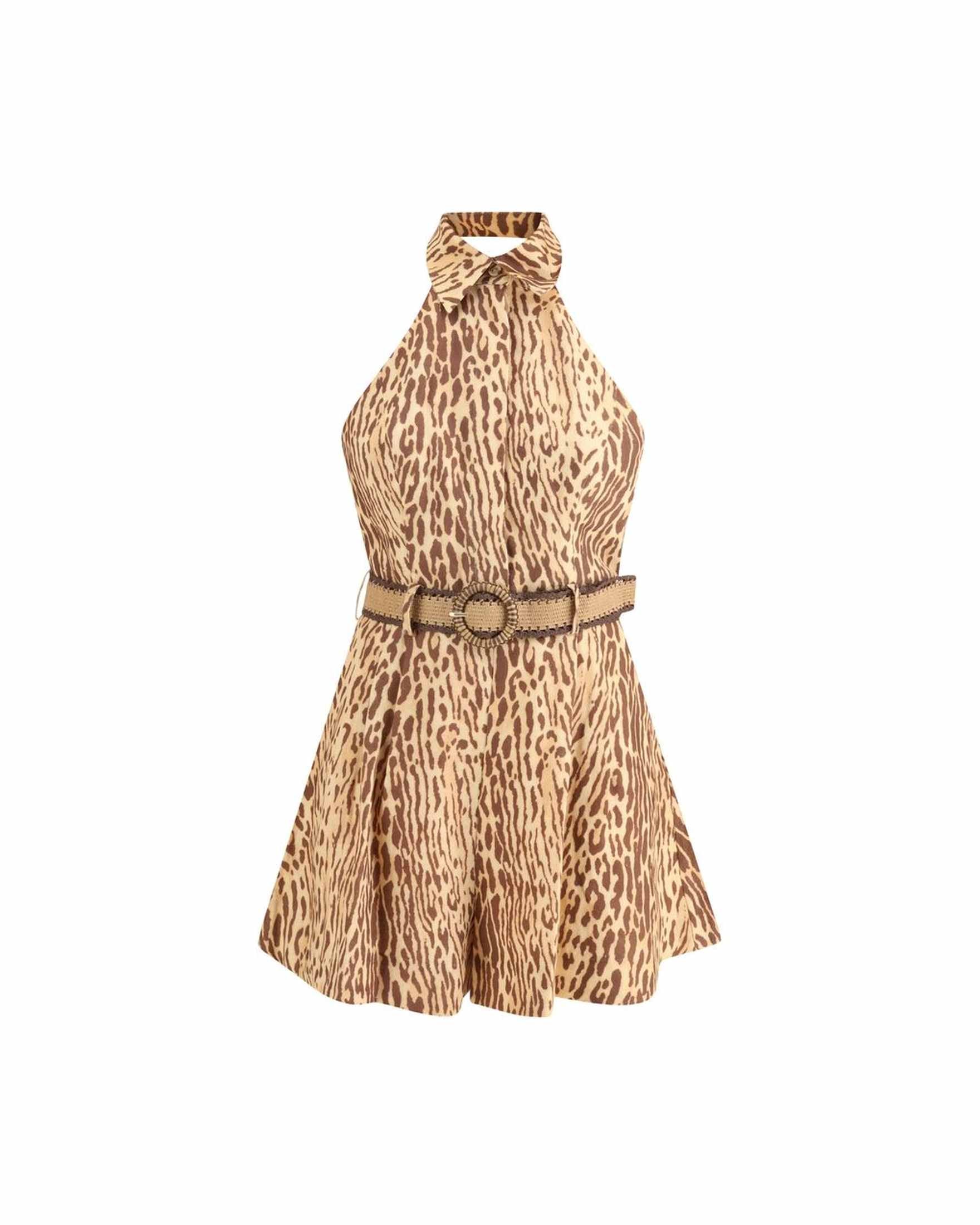 Zimmermann Leopard Short Dress Glam Steals