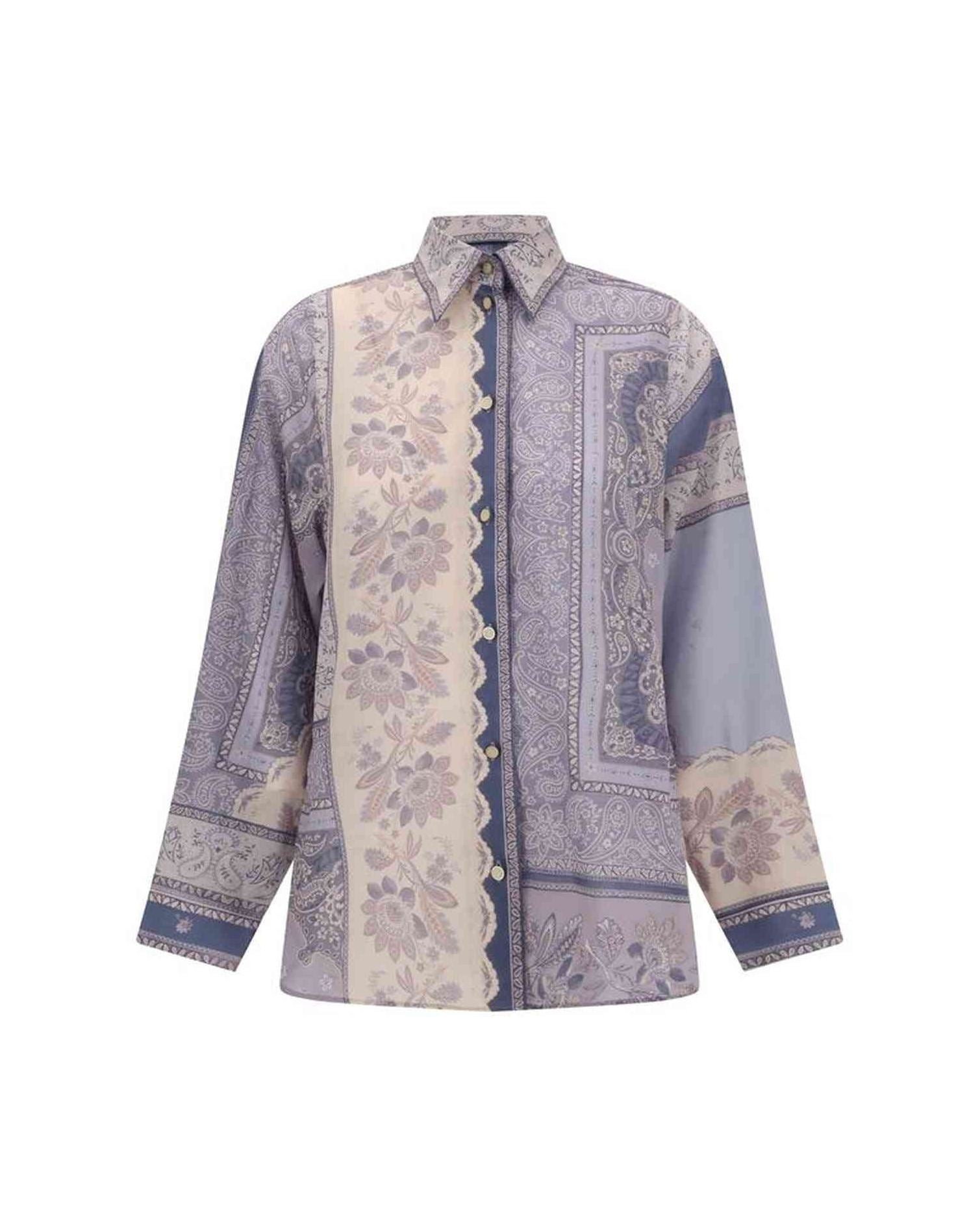 Zimmermann Lucky Relaxed Shirt Glam Steals