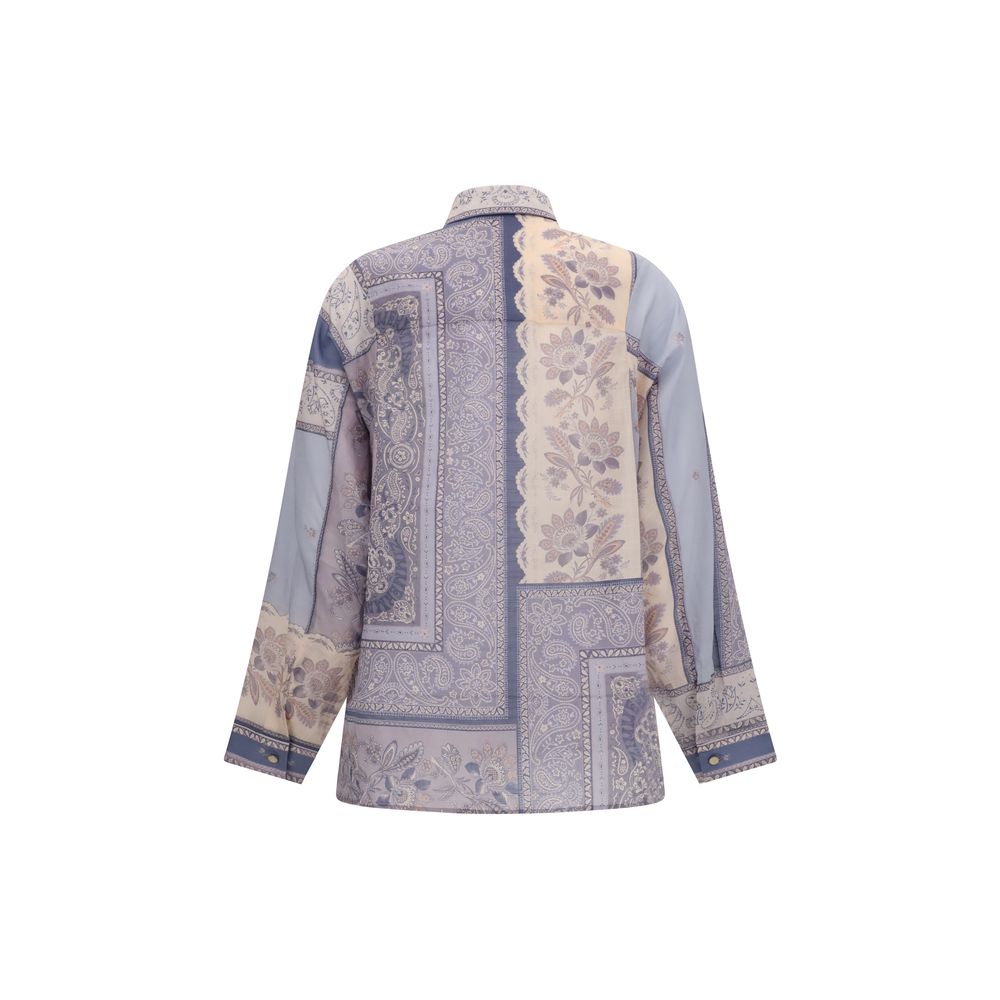 Zimmermann Lucky Relaxed Shirt Glam Steals