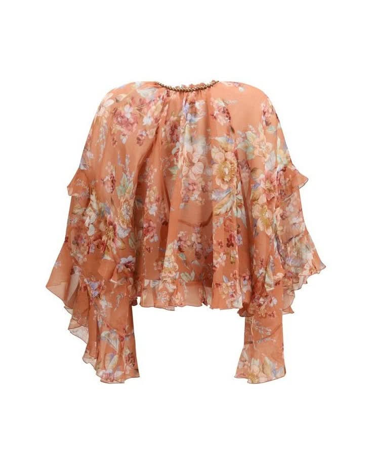 Zimmermann Multicolor Cotton Blouse
