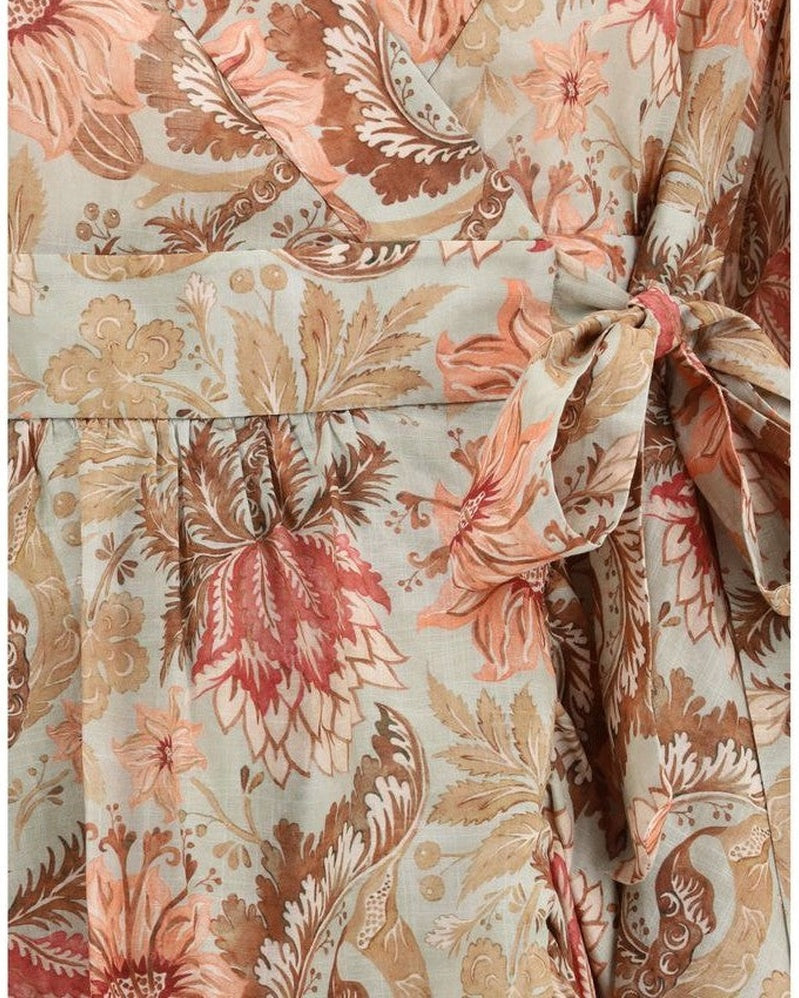 Zimmermann Multicolor Cotton Casual Dress Glam Steals