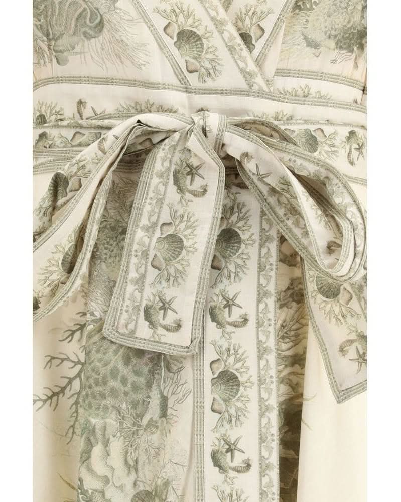 Zimmermann Multicolor Cotton Long Dress