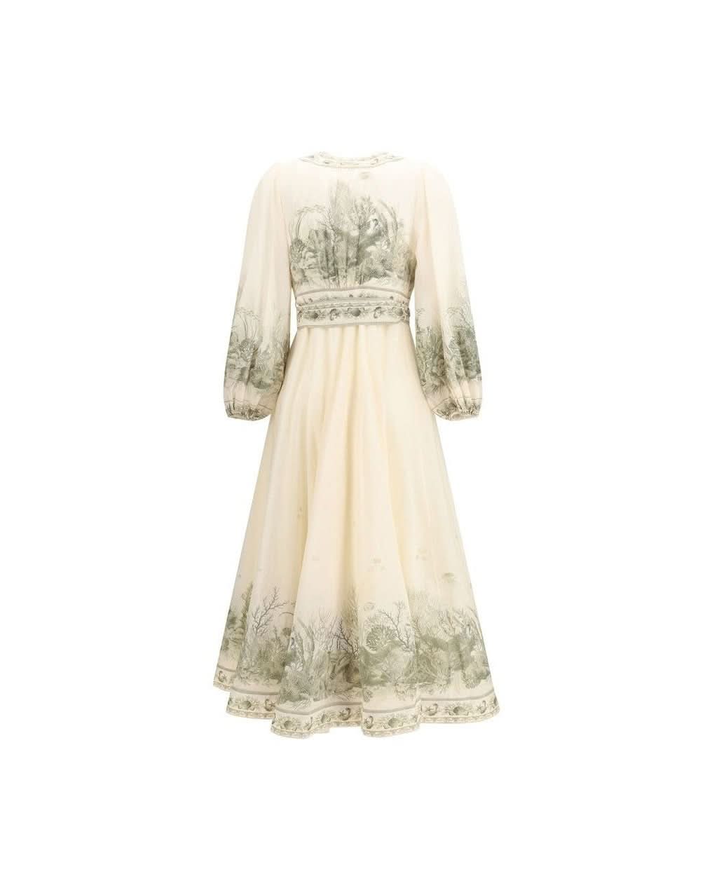 Zimmermann Multicolor Cotton Long Dress