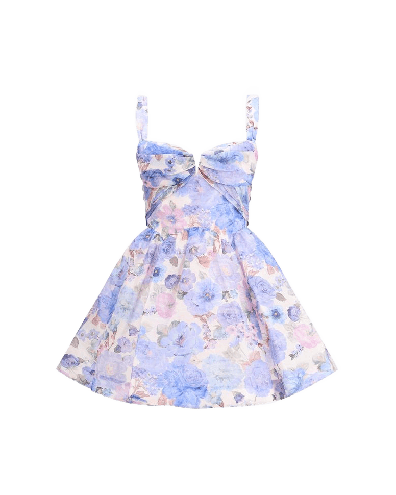 Zimmermann Multicolor Linen Casual Dress Glam Steals