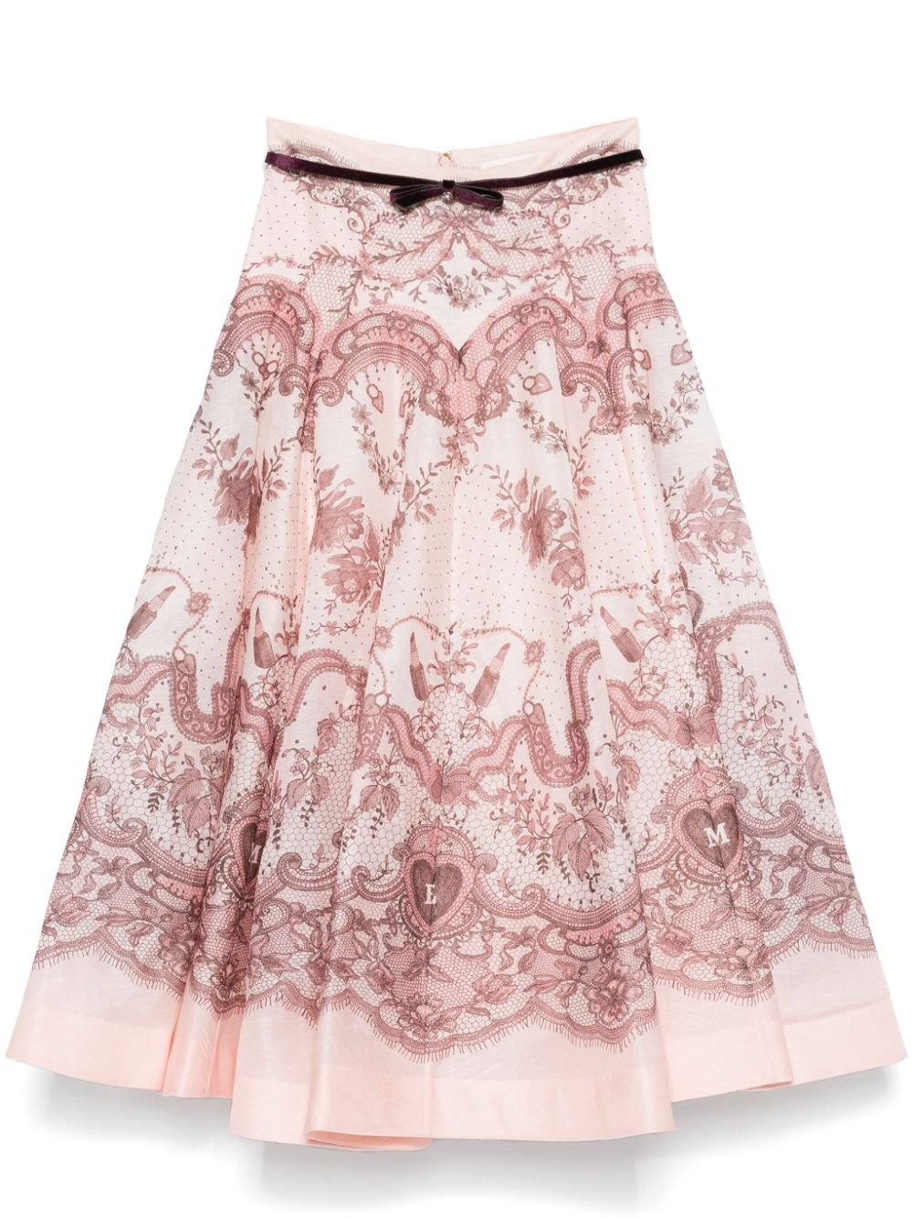 Zimmermann Pink Skirt Glam Steals